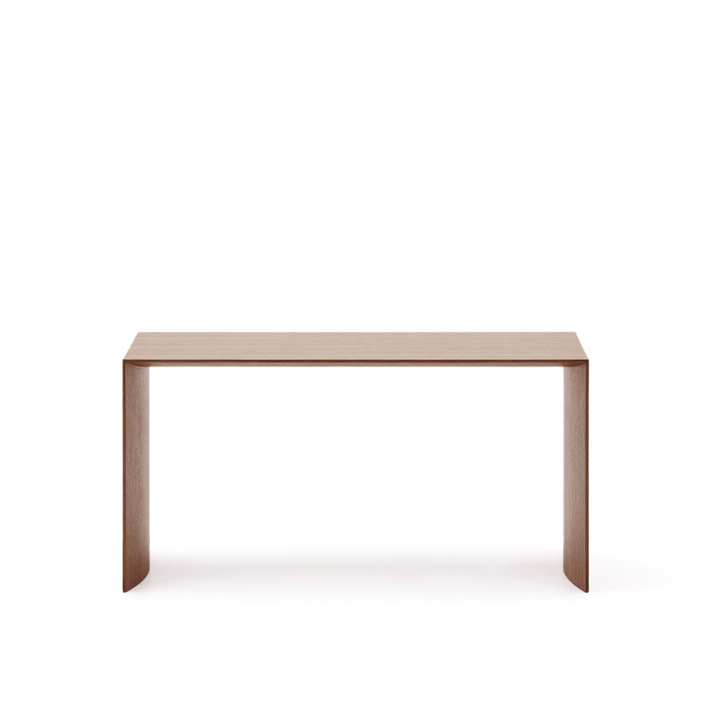 Kave Home Salontafel 'Litto' Walnoot, 90 x 45cm, kleur Bruin
