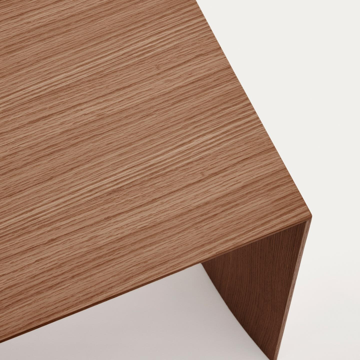 Kave Home Salontafel 'Litto' Walnoot, 90 x 45cm, kleur Bruin