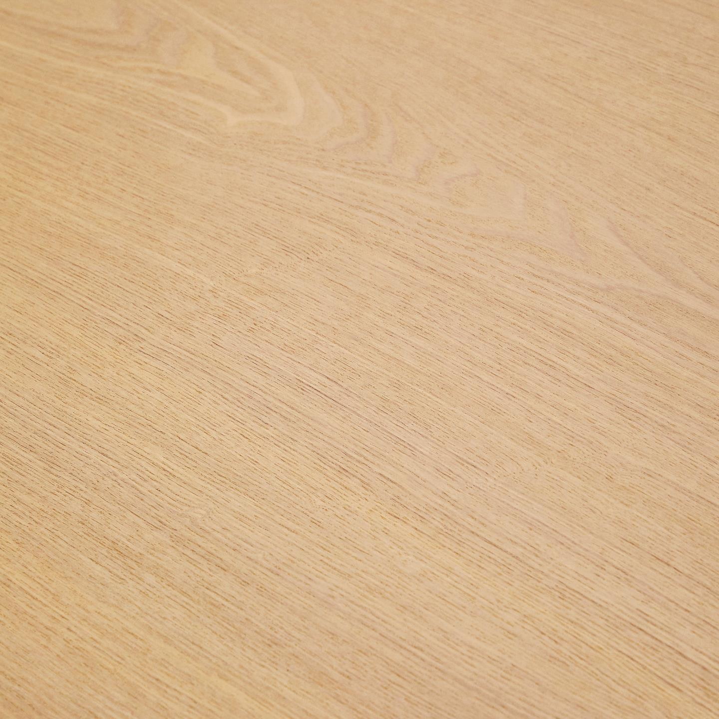 Kave Home Ronde Eettafel 'Indara' Essen en rubberhout, 110cm