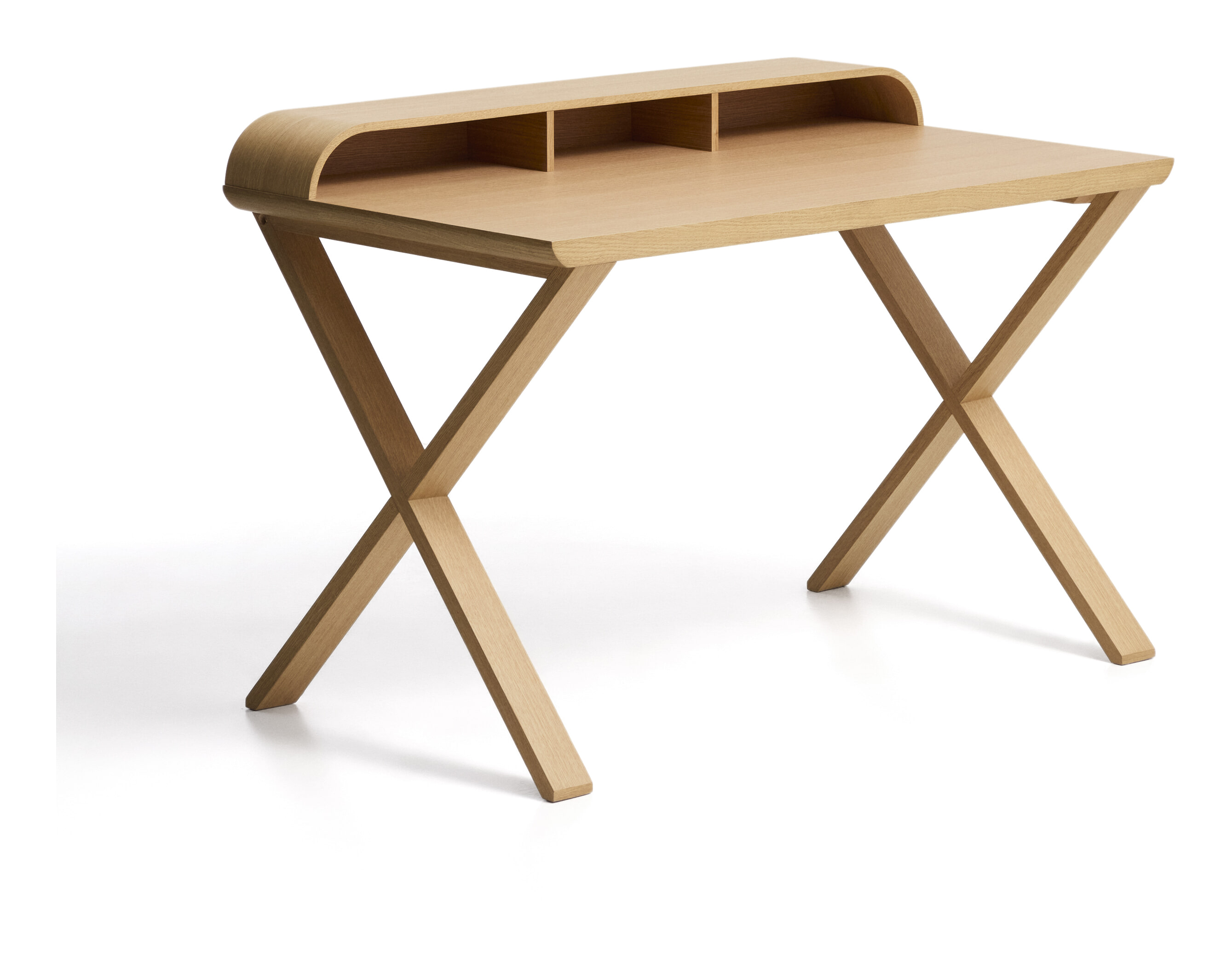 Kave Home Bureau Dilare Eiken, 120 x 85cm - NATUREL