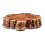 Kave Home Salontafel 'Nuvine' Acaciahout, Op wielen, 85cm