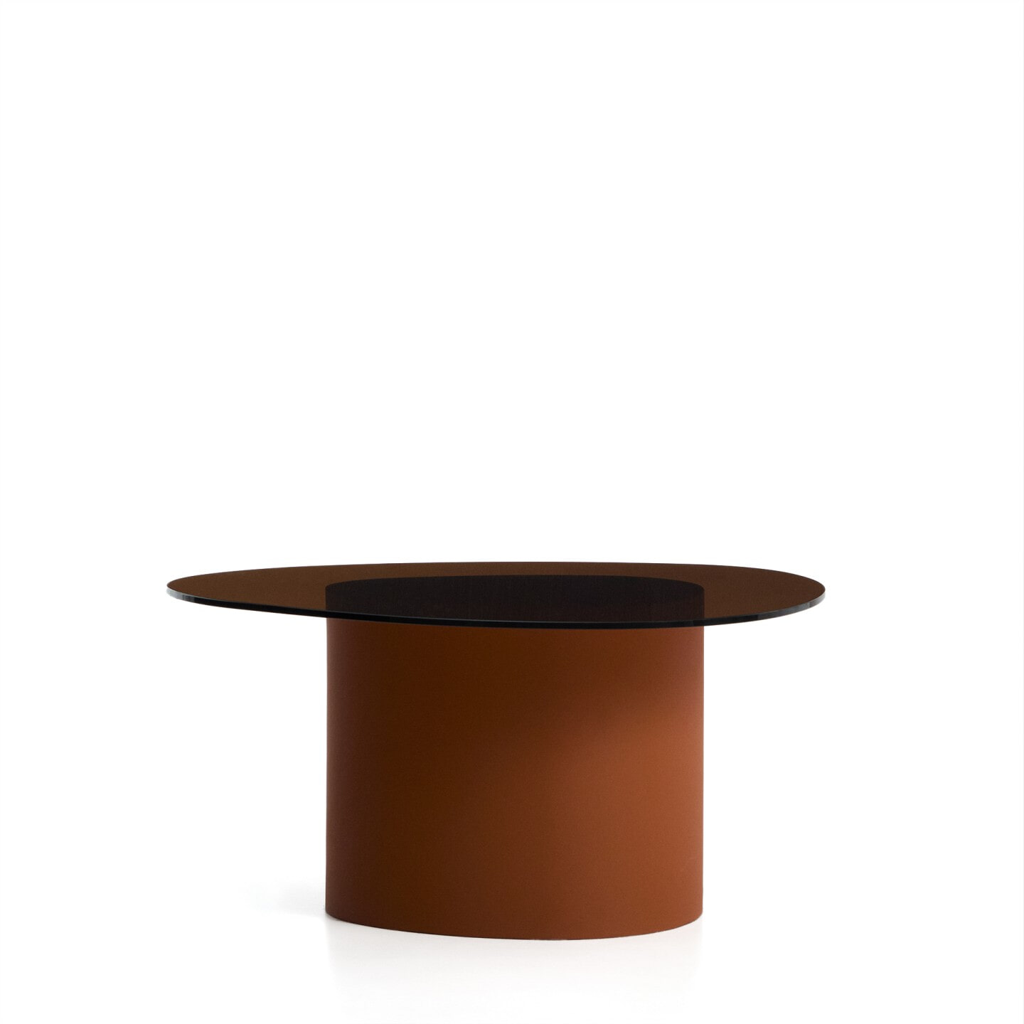 Kave Home Organische Salontafel 'Olir' Glas, 82 x 74cm