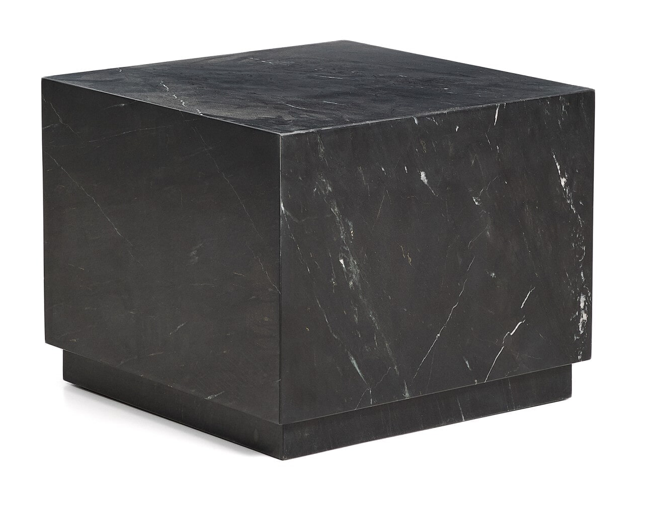 Kave Home Salontafel 'Sorein' Marmer, 50 x 50cm, kleur Zwart