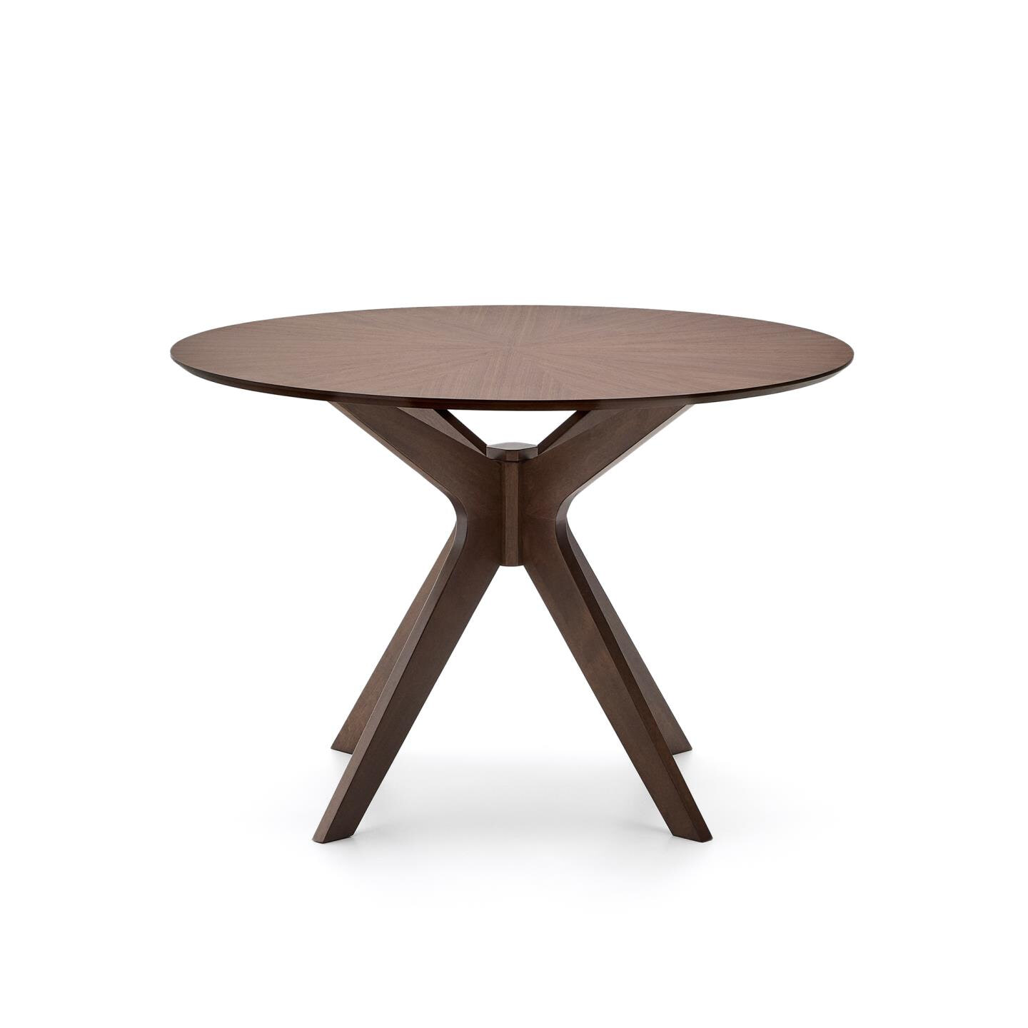 Kave Home Ronde Eettafel 'Naanim' Walnootfineer, 100cm
