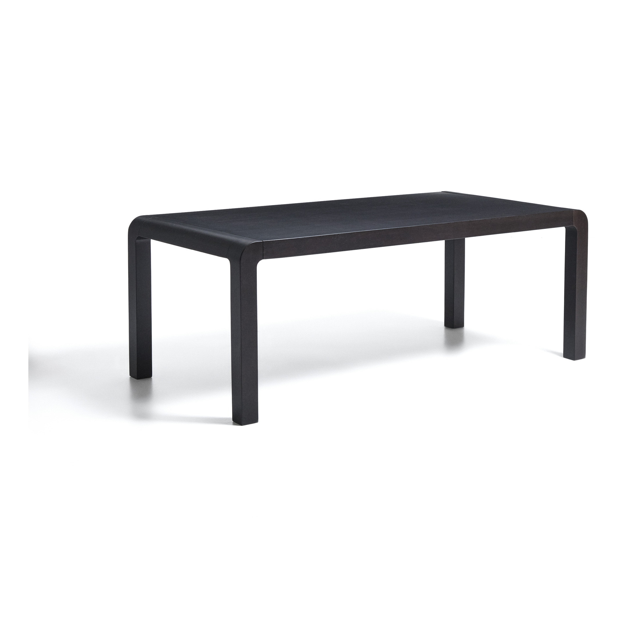 Kave Home Uitschuibare Eettafel Erisia Eiken, 200/280 x 100cm - Zwart