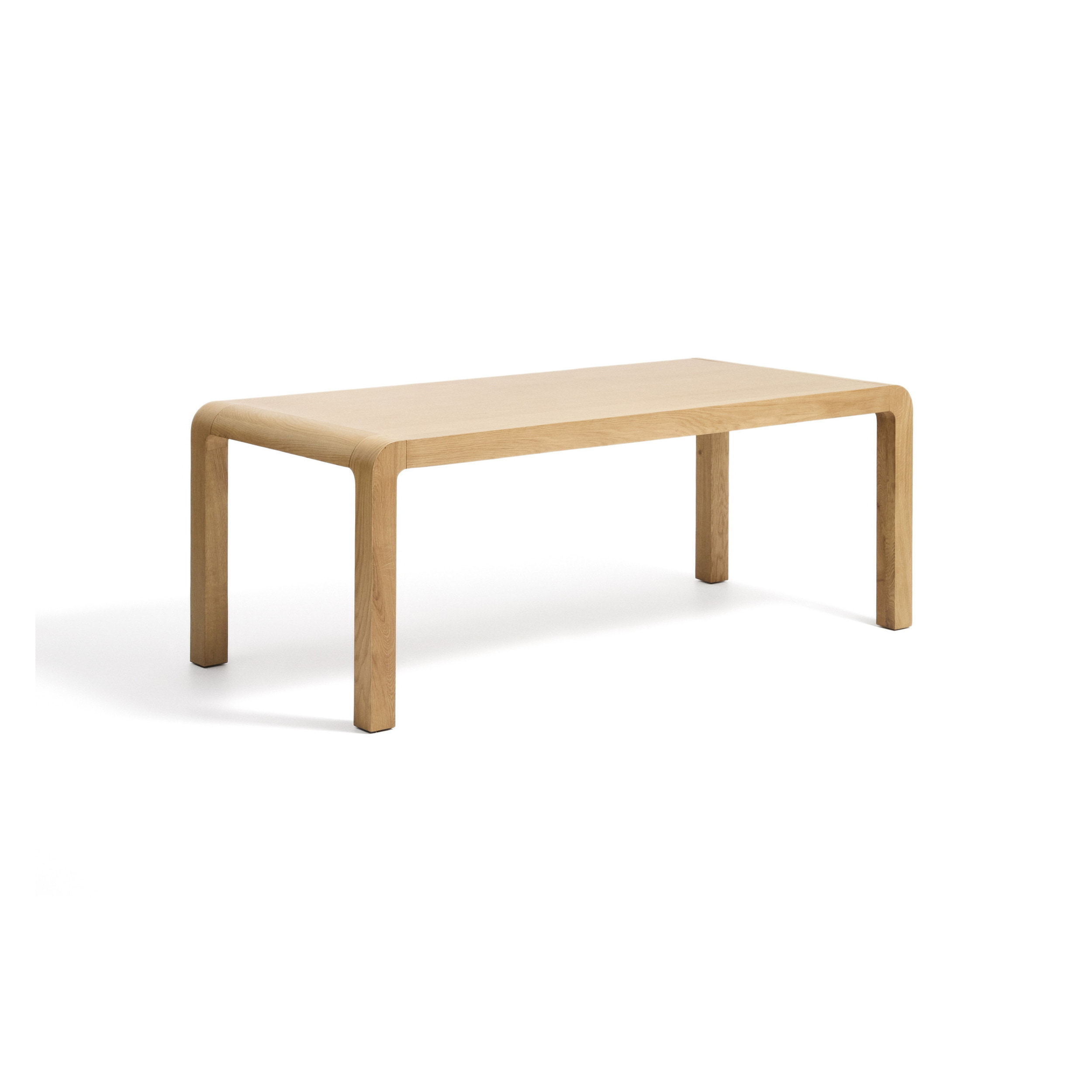 Kave Home Uitschuifbare Eettafel Erisia Eiken, 200/280 x 100cm - Naturel