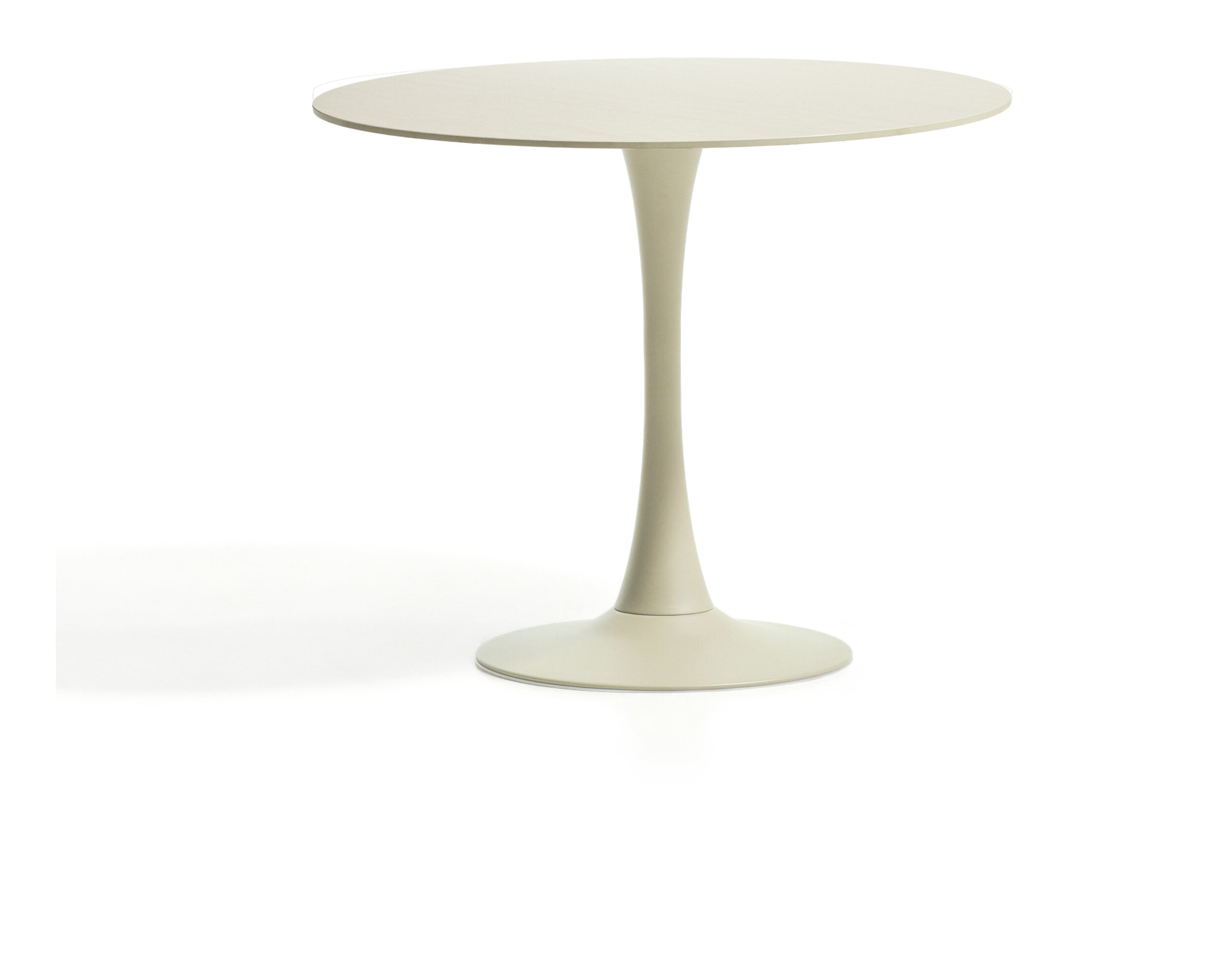 Kave Home Ronde Bistrotafel Vedira Keramiek, Ø90cm - Beige
