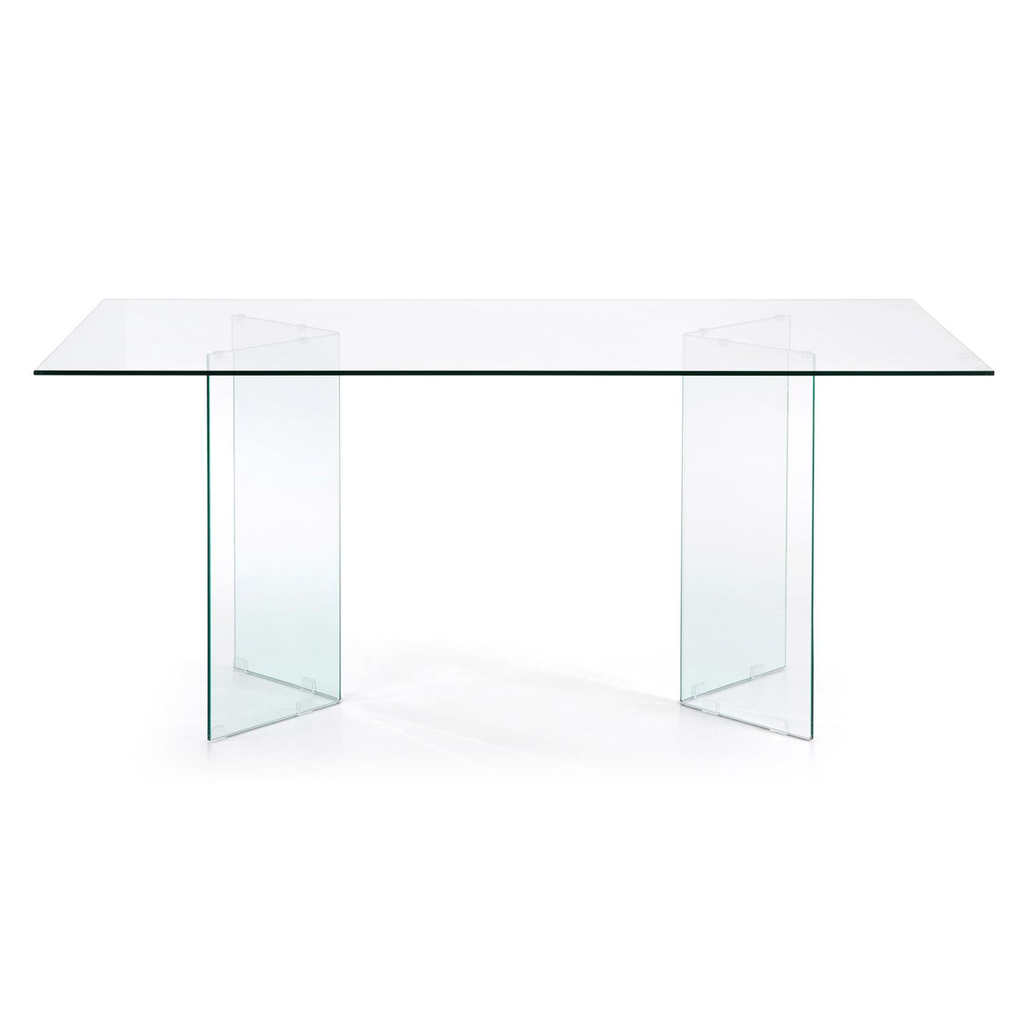 Kave Home Glazen Eettafel 'Burano', 200 x 90cm