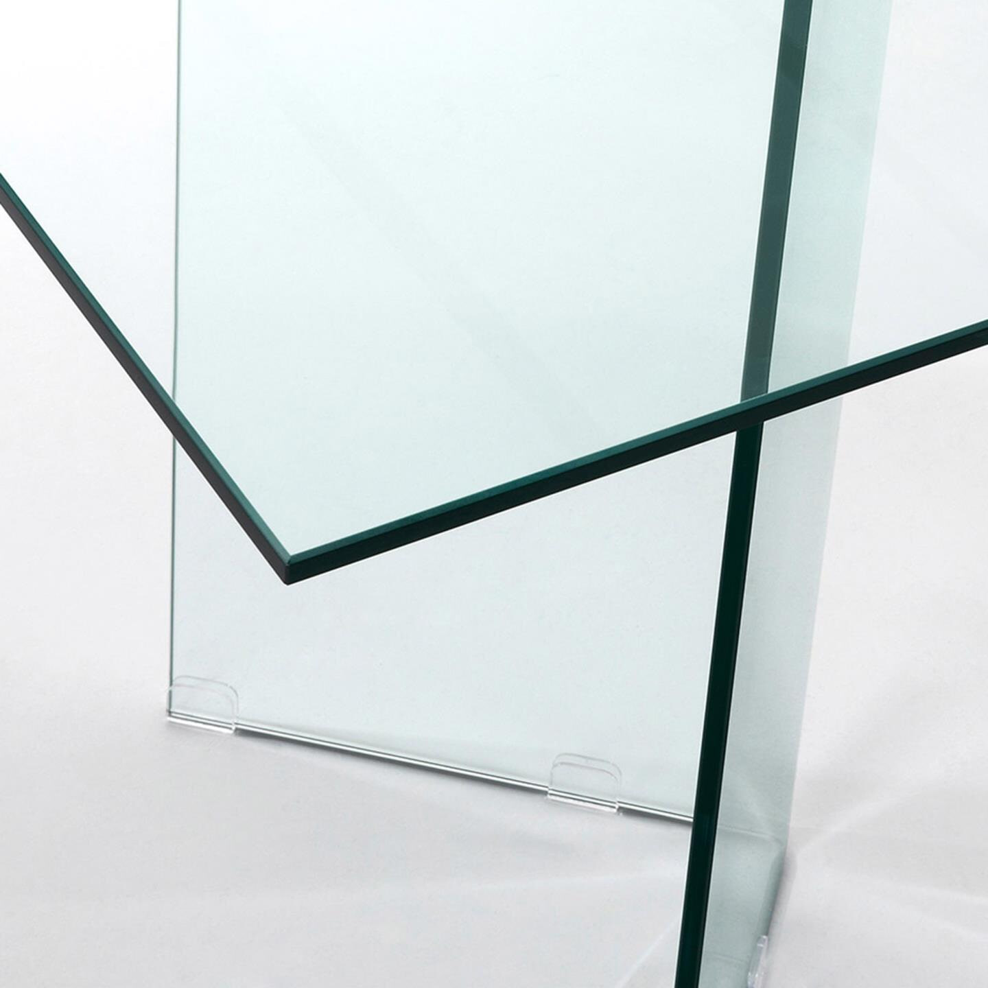 Kave Home Glazen Eettafel 'Burano', 200 x 90cm