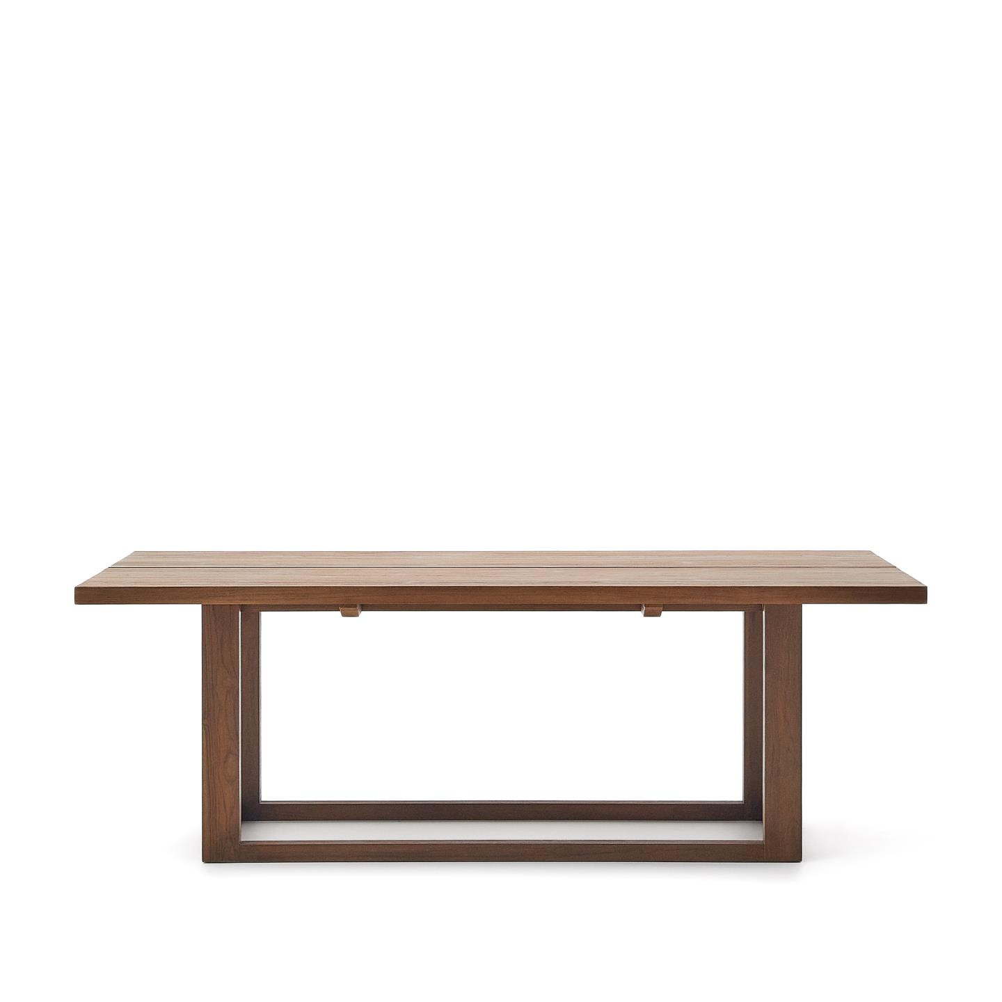 Kave Home Eettafel 'Sashi' Teakhout, 220 x 100cm