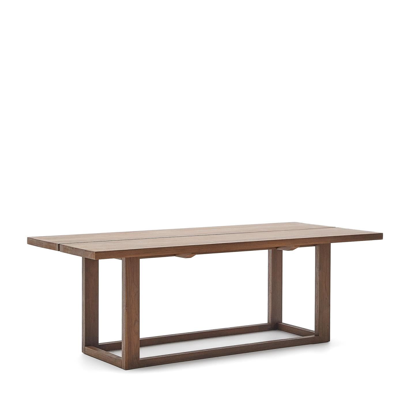 Kave Home Eettafel 'Sashi' Teakhout, 220 x 100cm