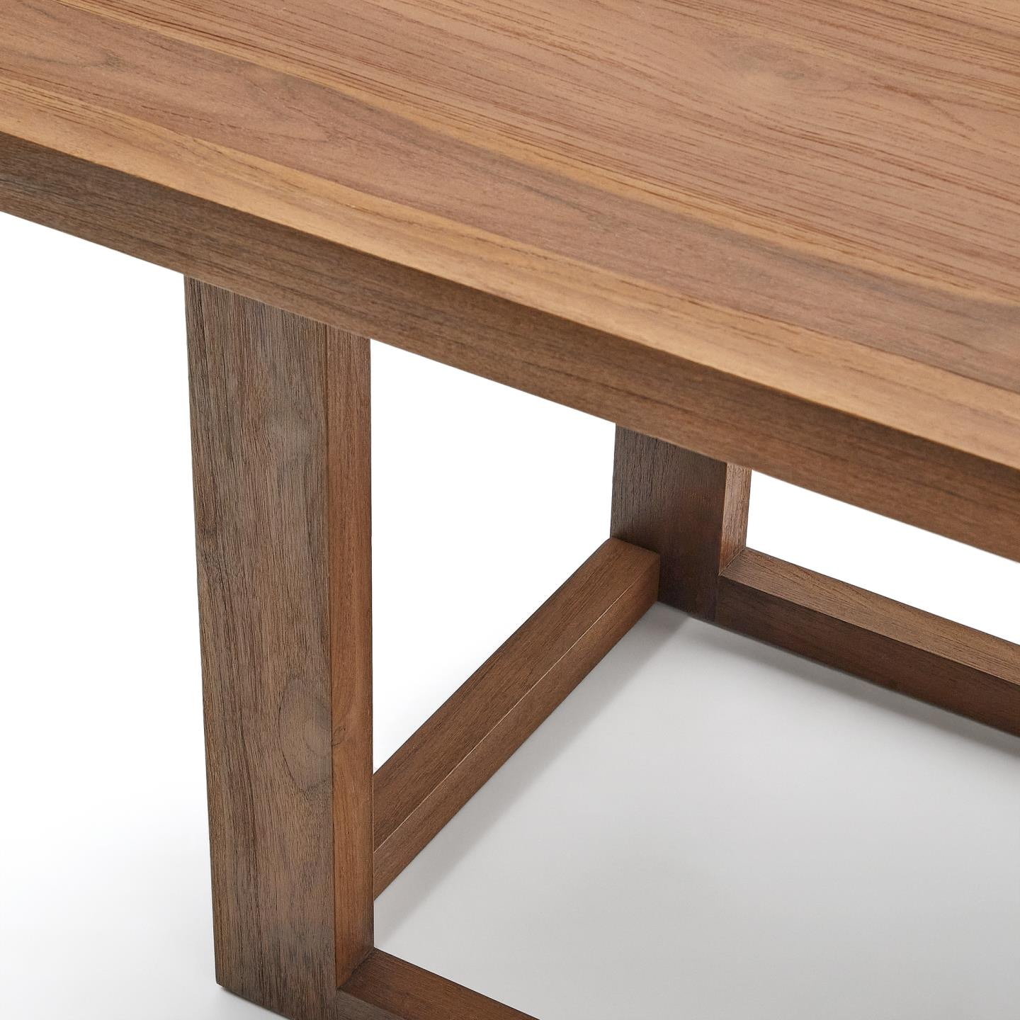 Kave Home Eettafel 'Sashi' Teakhout, 220 x 100cm