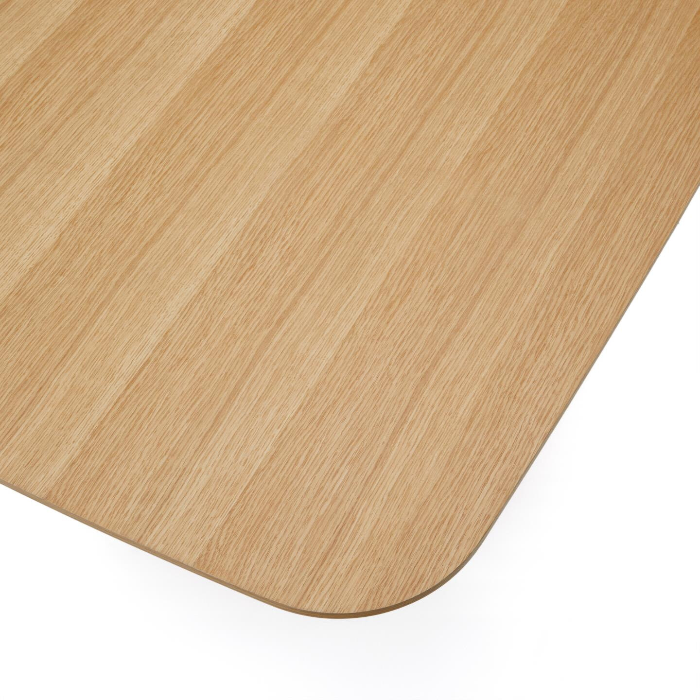 Kave Home Eettafel 'Litto' Deens ovaal, Eiken, 200 x 100cm