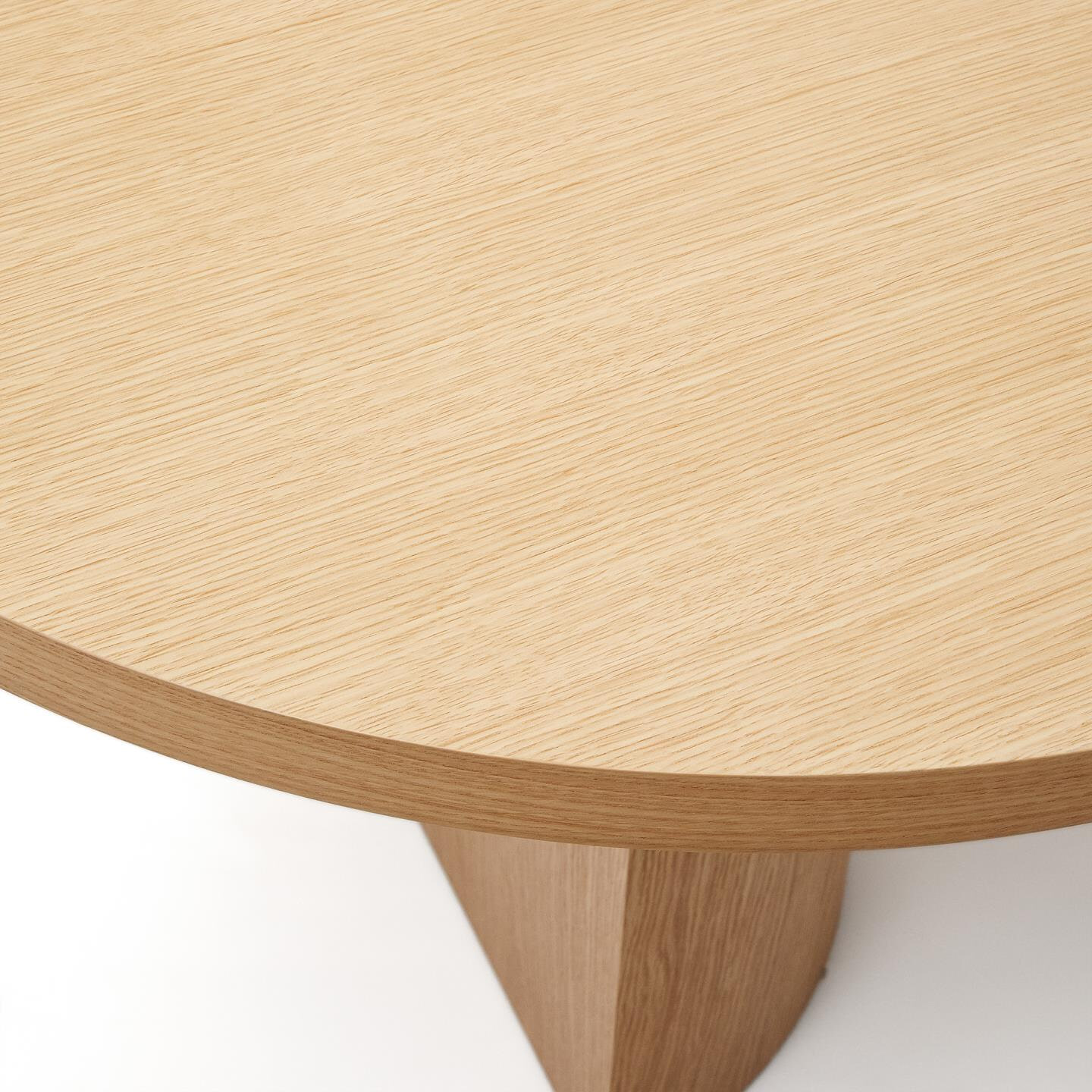 Kave Home Ovale Eettafel 'Nealy' Eikenfineer, 200 x 100cm