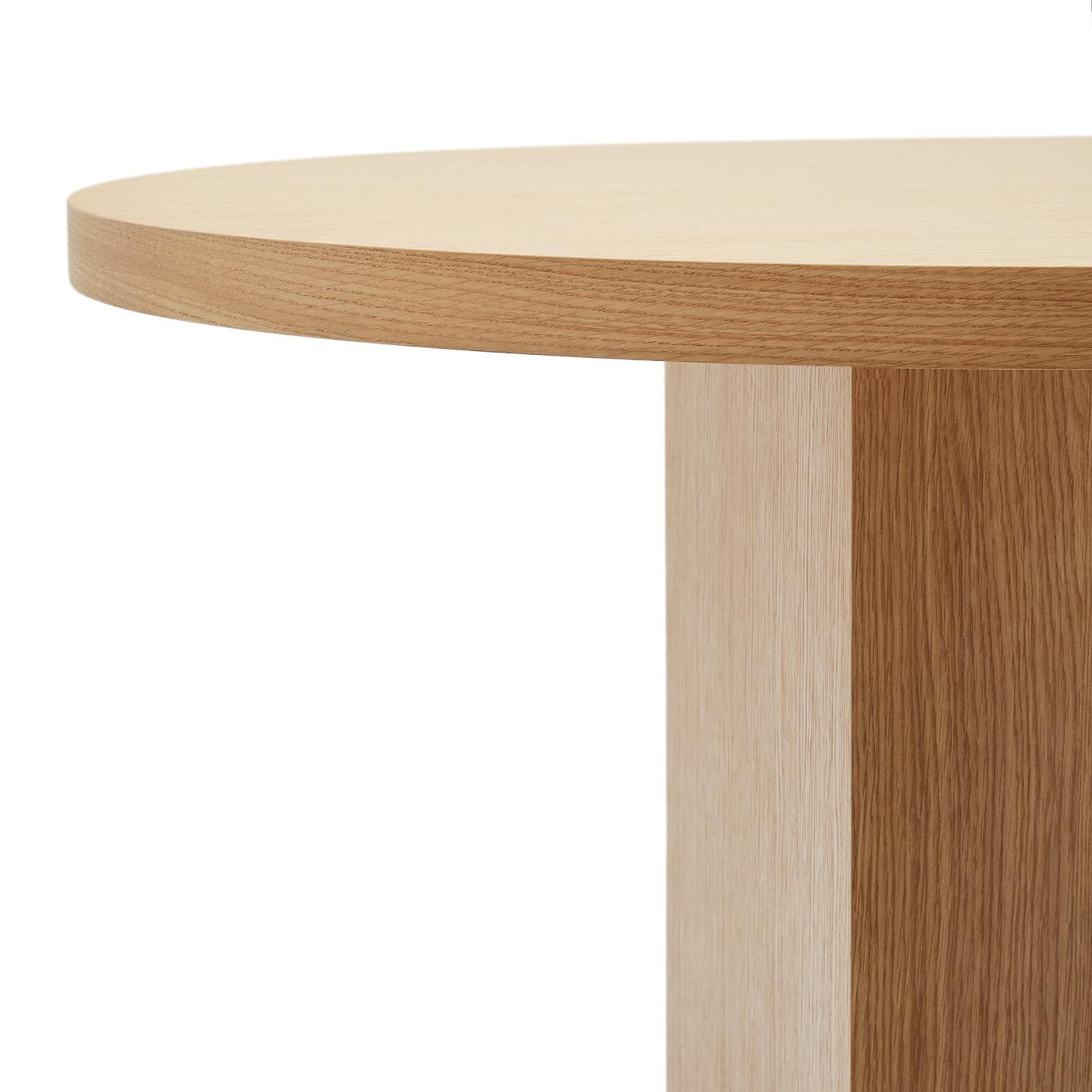 Kave Home Ovale Eettafel 'Nealy' Eikenfineer, 200 x 100cm
