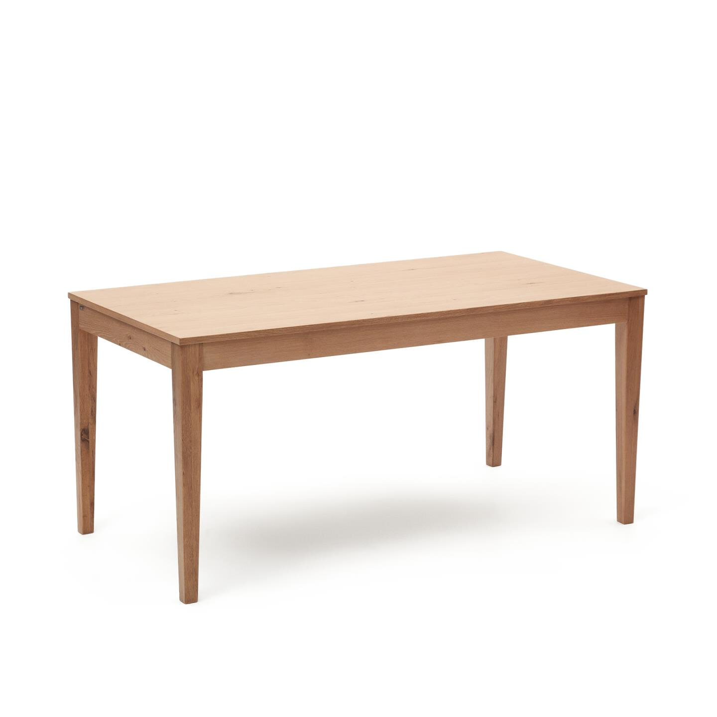 Kave Home Uitschuifbare Eettafel Yain Eiken, 160-220 x 80cm - Naturel