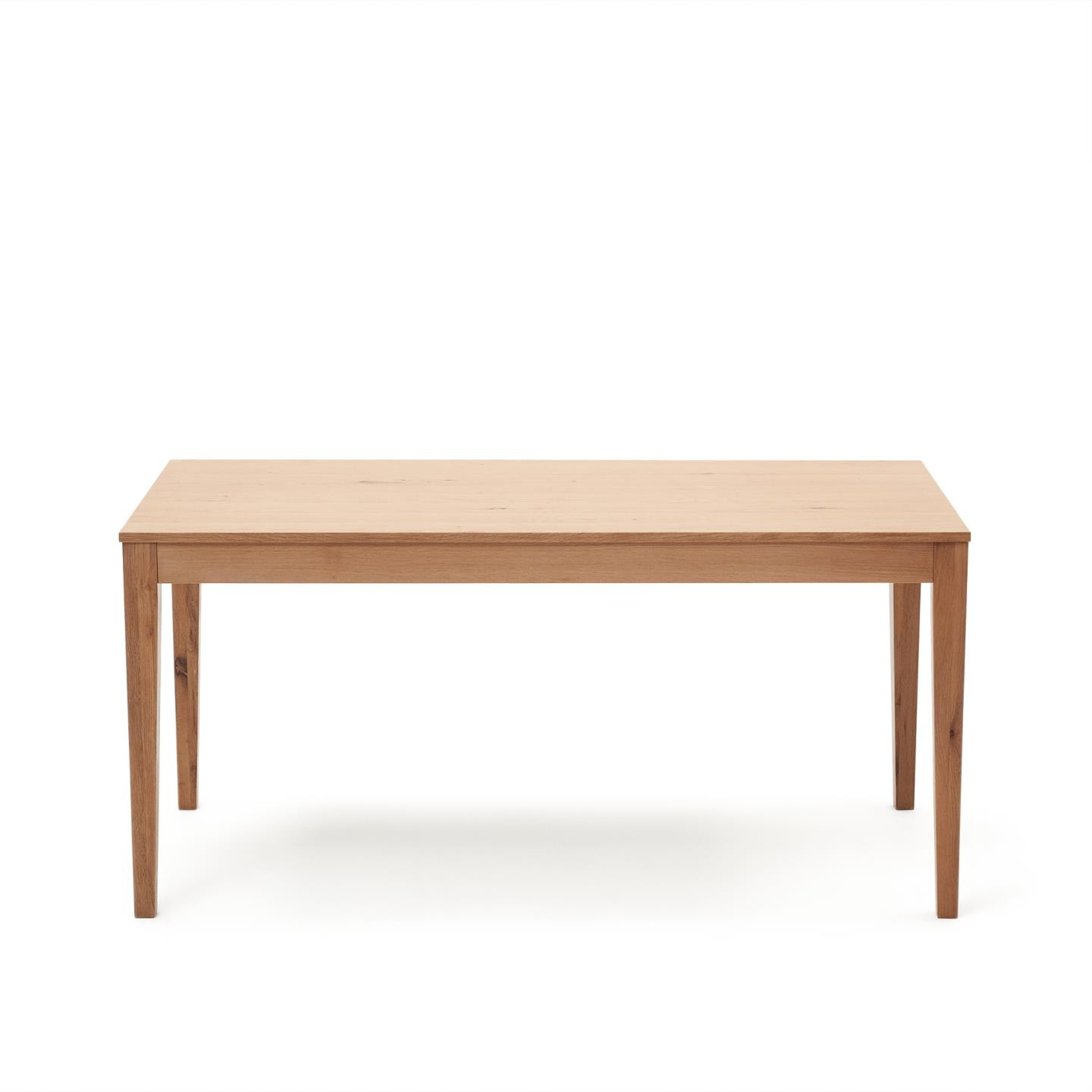 Kave Home Uitschuifbare Eettafel 'Yain' Eiken, 160-220 x 80cm
