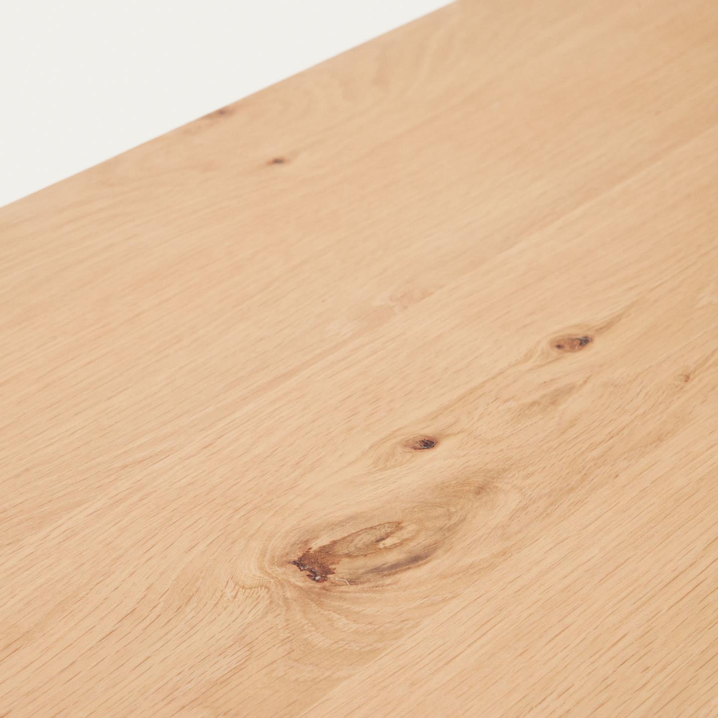 Kave Home Uitschuifbare Eettafel 'Yain' Eiken, 160-220 x 80cm