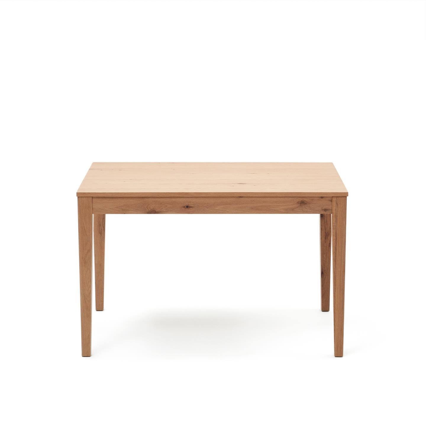 Kave Home Uitschuifbare Eettafel 'Yain' Eiken, 120-180 x 80cm