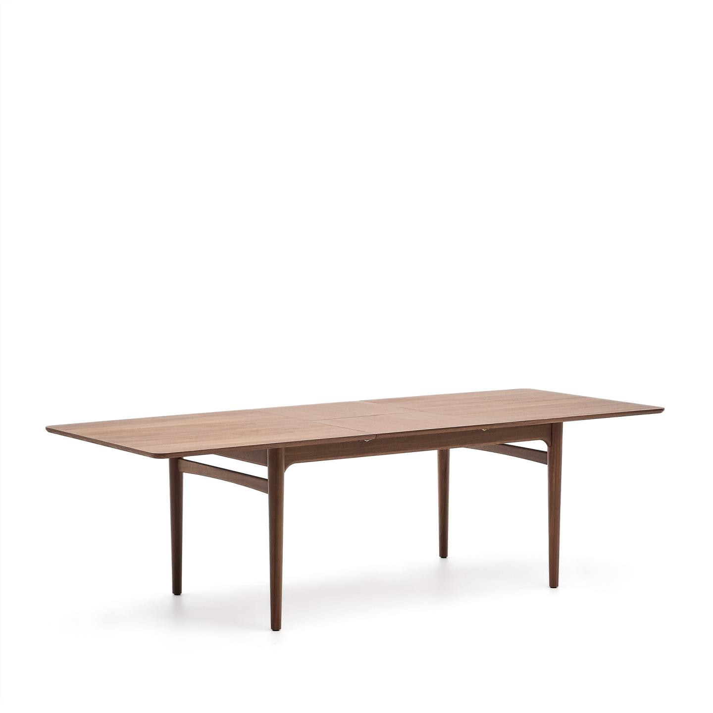 Kave Home Uitschuifbare Eettafel 'Elan' Notenhout, 200-260 x 100cm