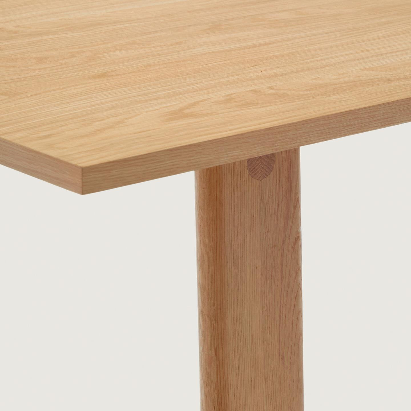 Kave Home Uitschuifbare Eettafel 'Arlen' Eiken, 200-250 x 95cm, kleur Naturel