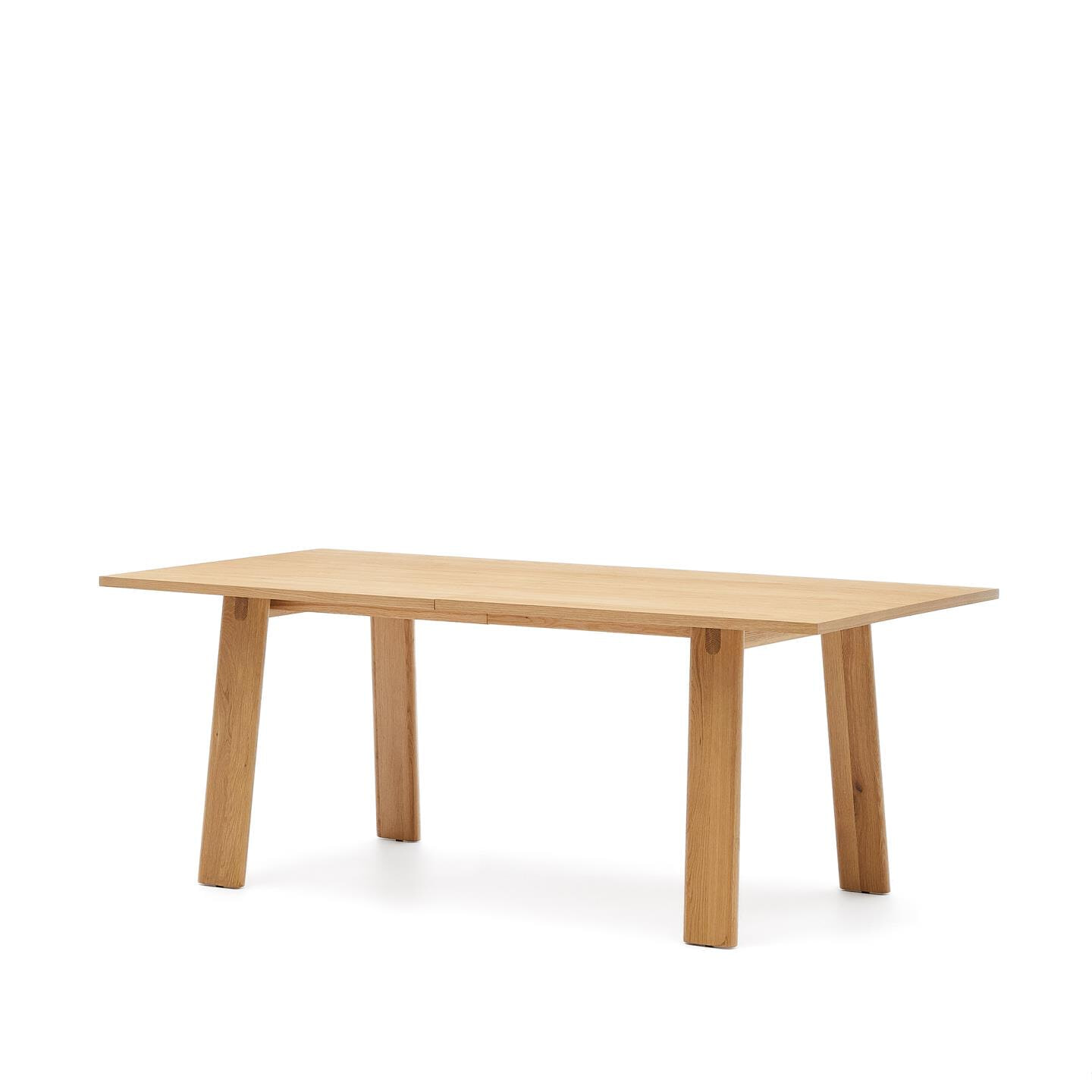 Kave Home Uitschuifbare Eettafel 'Arlen' Eiken, 200-250 x 95cm, kleur Naturel