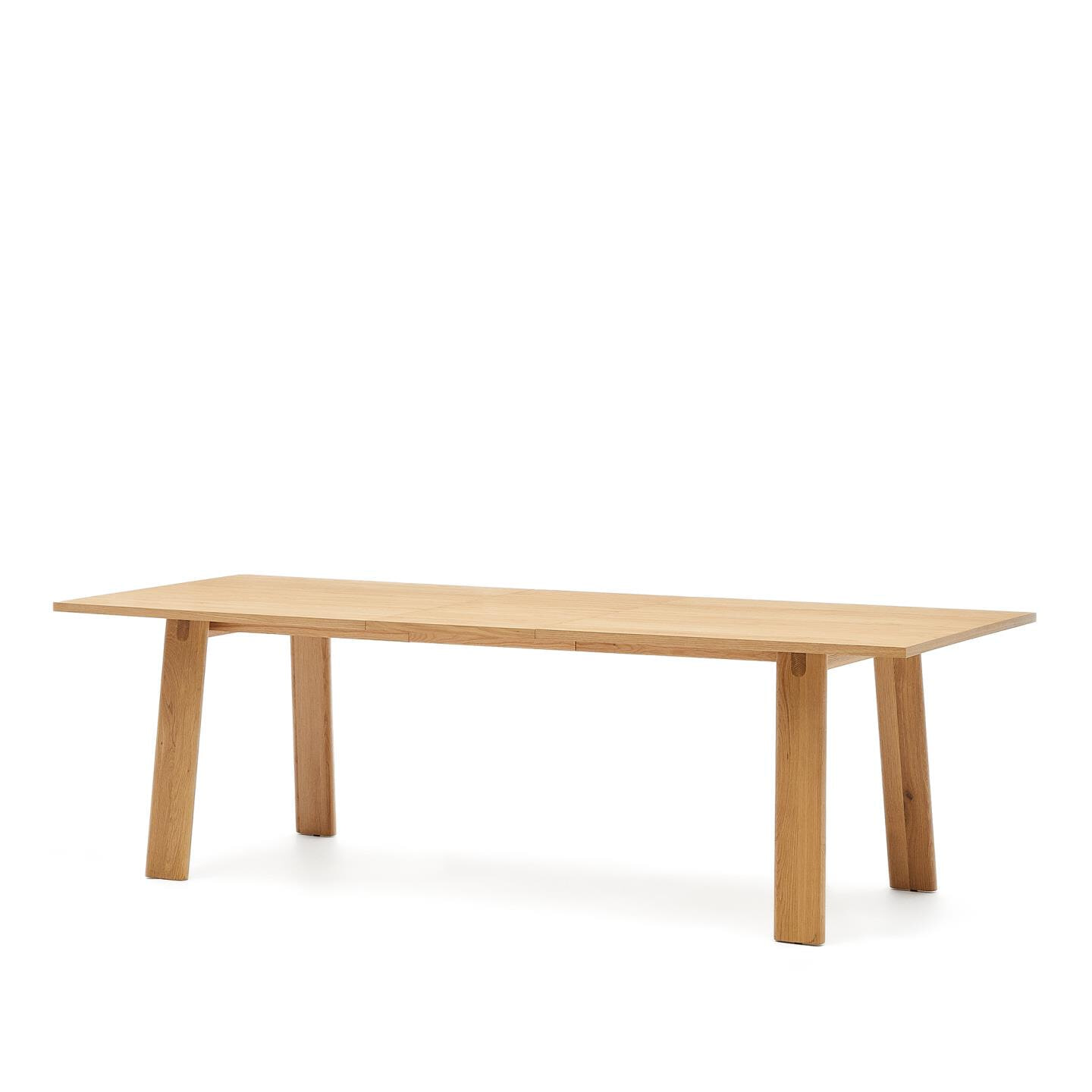 Kave Home Uitschuifbare Eettafel 'Arlen' Eiken, 200-250 x 95cm, kleur Naturel