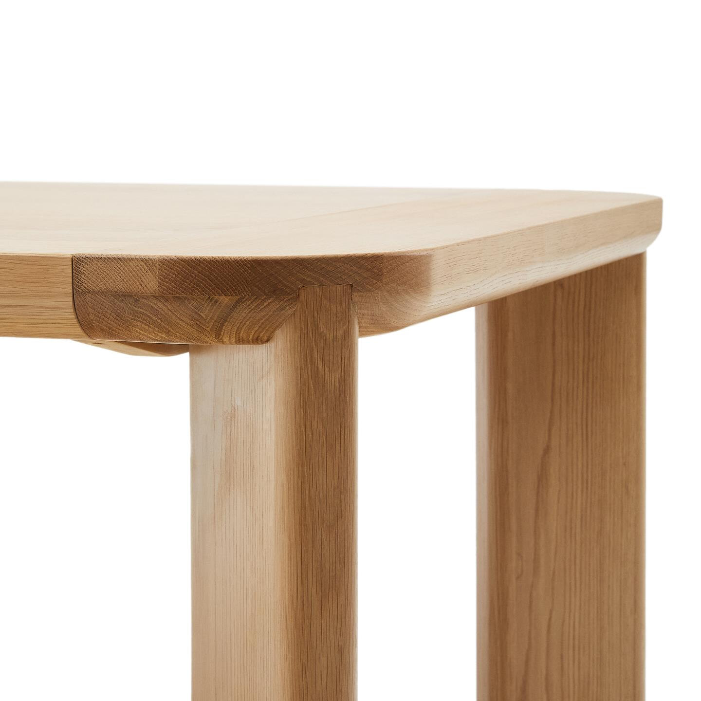 Kave Home Uitschuifbare Eettafel 'Jondal' Eikenhout, 200/280 x 100cm