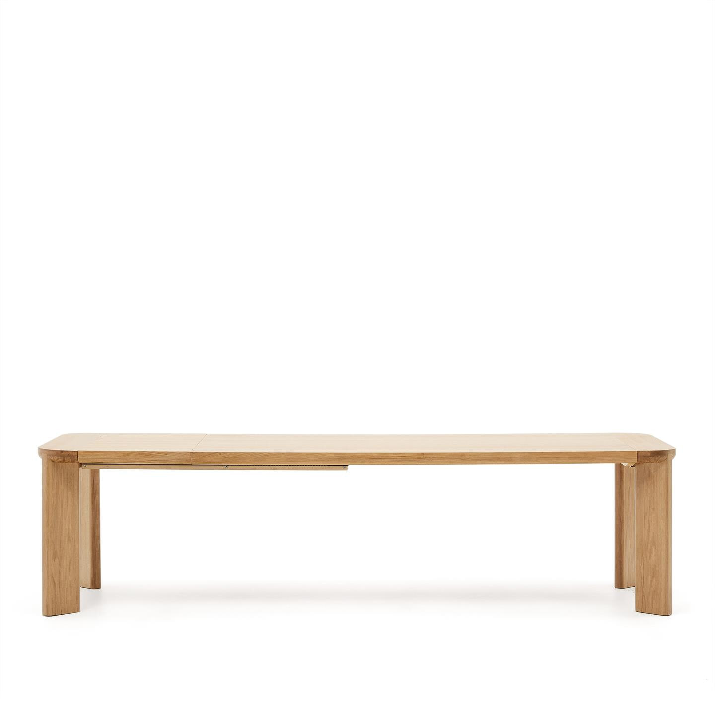 Kave Home Uitschuifbare Eettafel 'Jondal' Eikenhout, 240/320 x 100cm