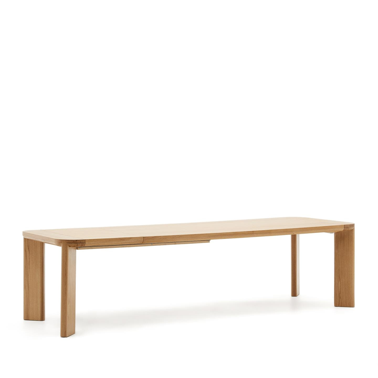 Kave Home Uitschuifbare Eettafel 'Jondal' Eikenhout, 240/320 x 100cm