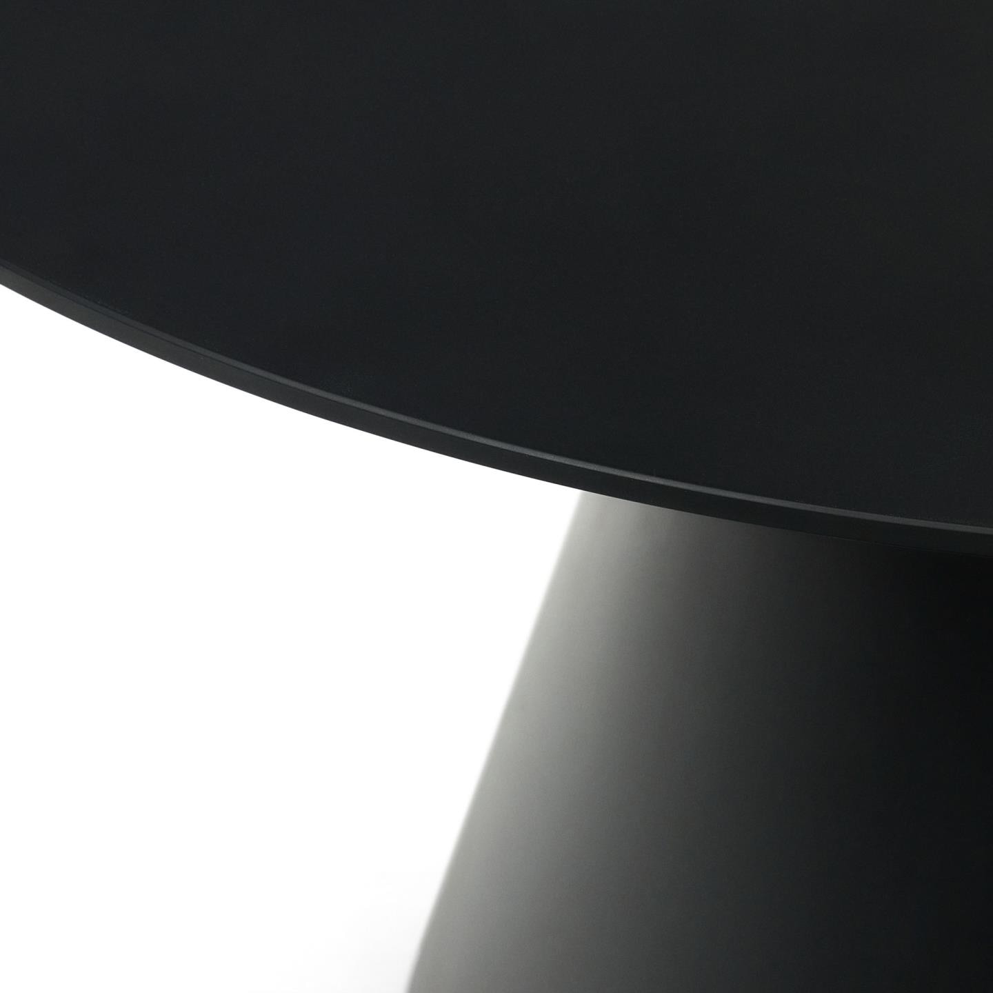 Kave Home Ronde Eettafel 'Wilshire' Glas en metaal, 120cm
