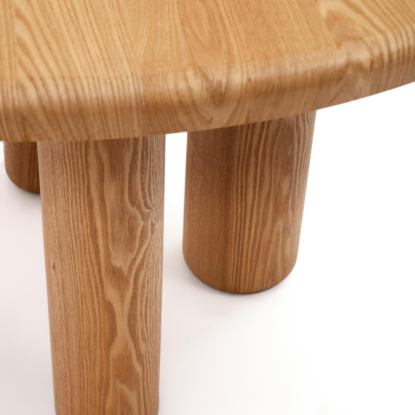 Kave Home Ronde Eettafel 'Mailen' Essenhout, 120cm, kleur Naturel