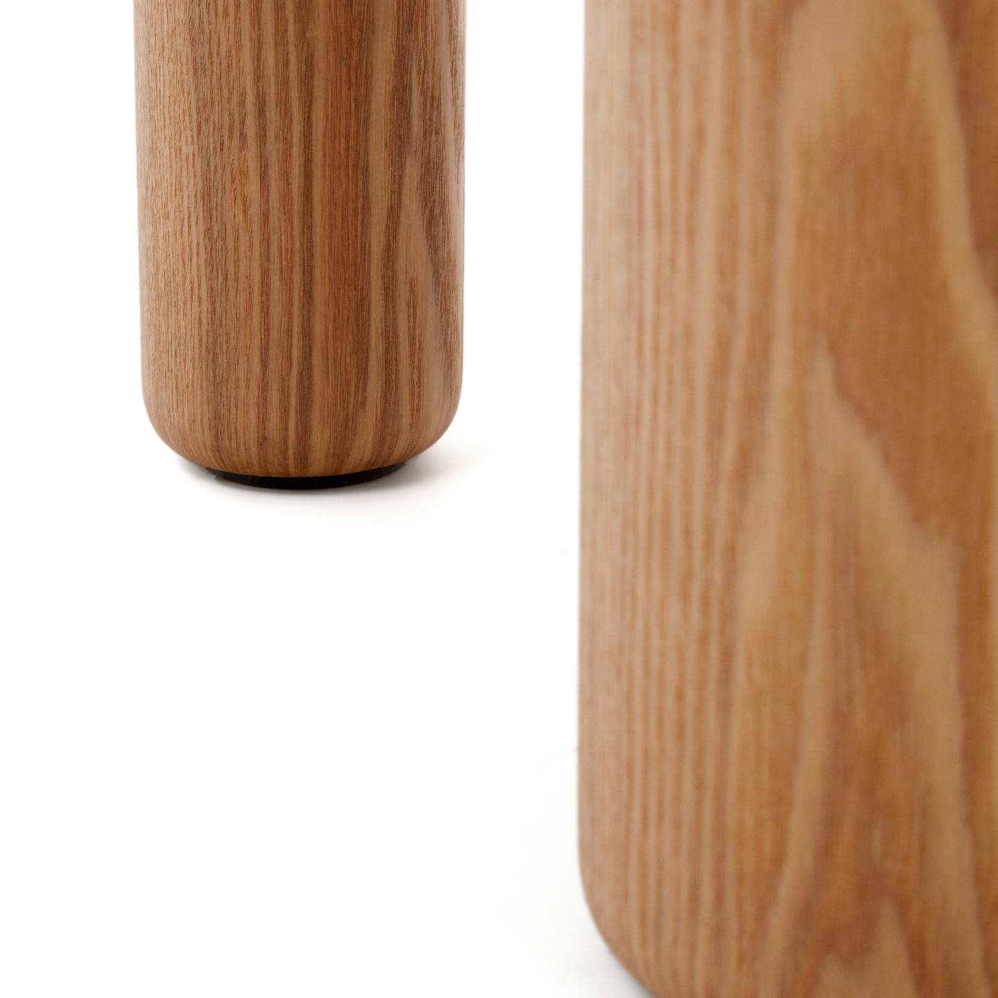 Kave Home Ronde Eettafel 'Mailen' Essenhout, 120cm, kleur Naturel