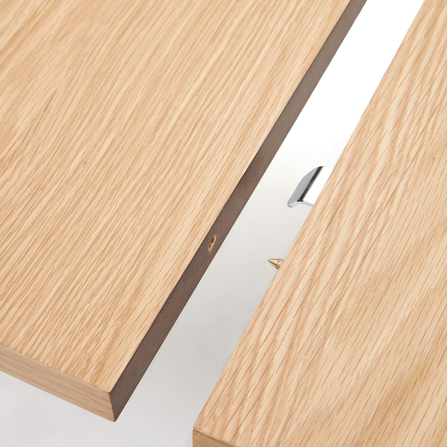 Kave Home Uitschuifbare Ovale Eettafel 'Montuiri' 120-200 x 90cm, kleur Naturel/Zwart