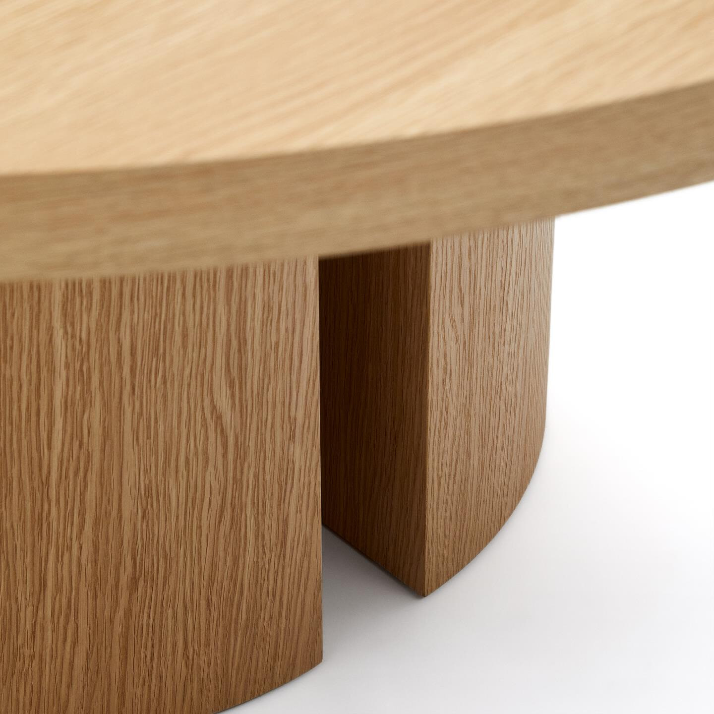 Kave Home Ronde Eettafel 'Nealy' Eikenfineer, 150cm