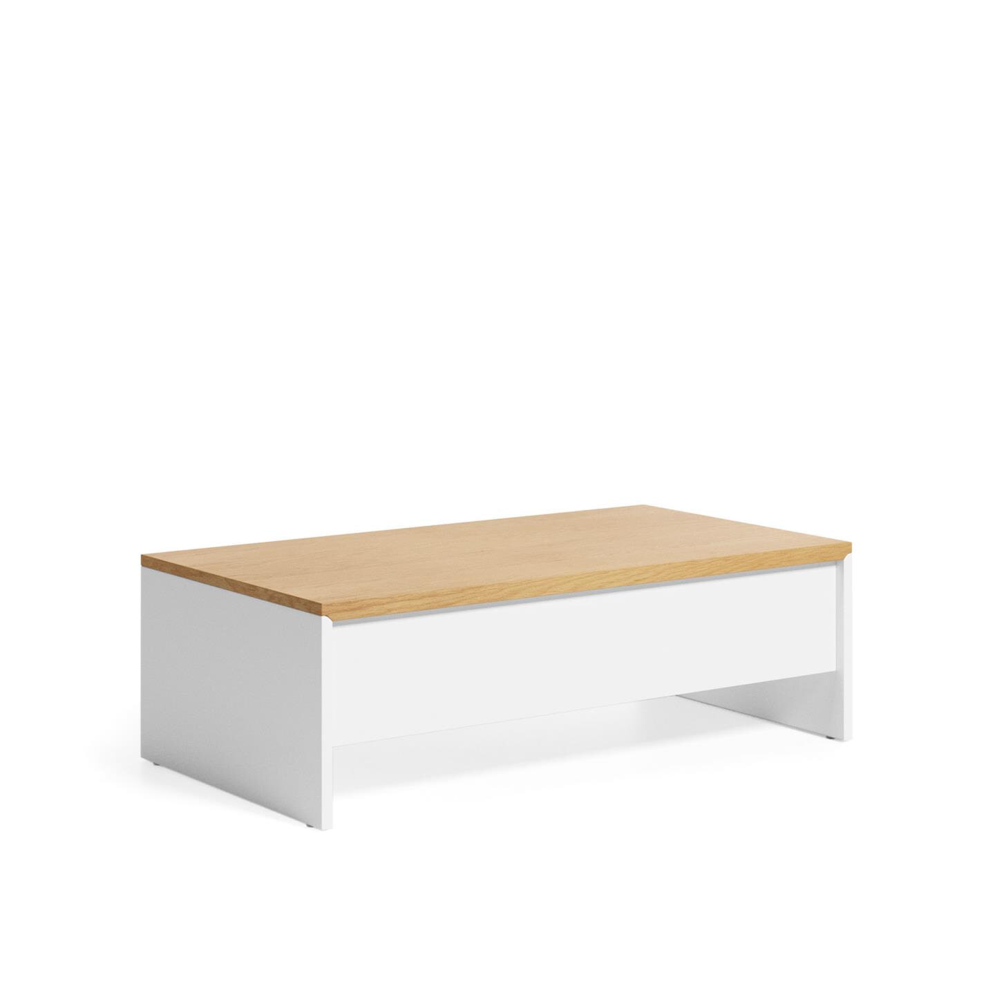 Kave Home Salontafel 'Abilen' Eiken, kleur Wit