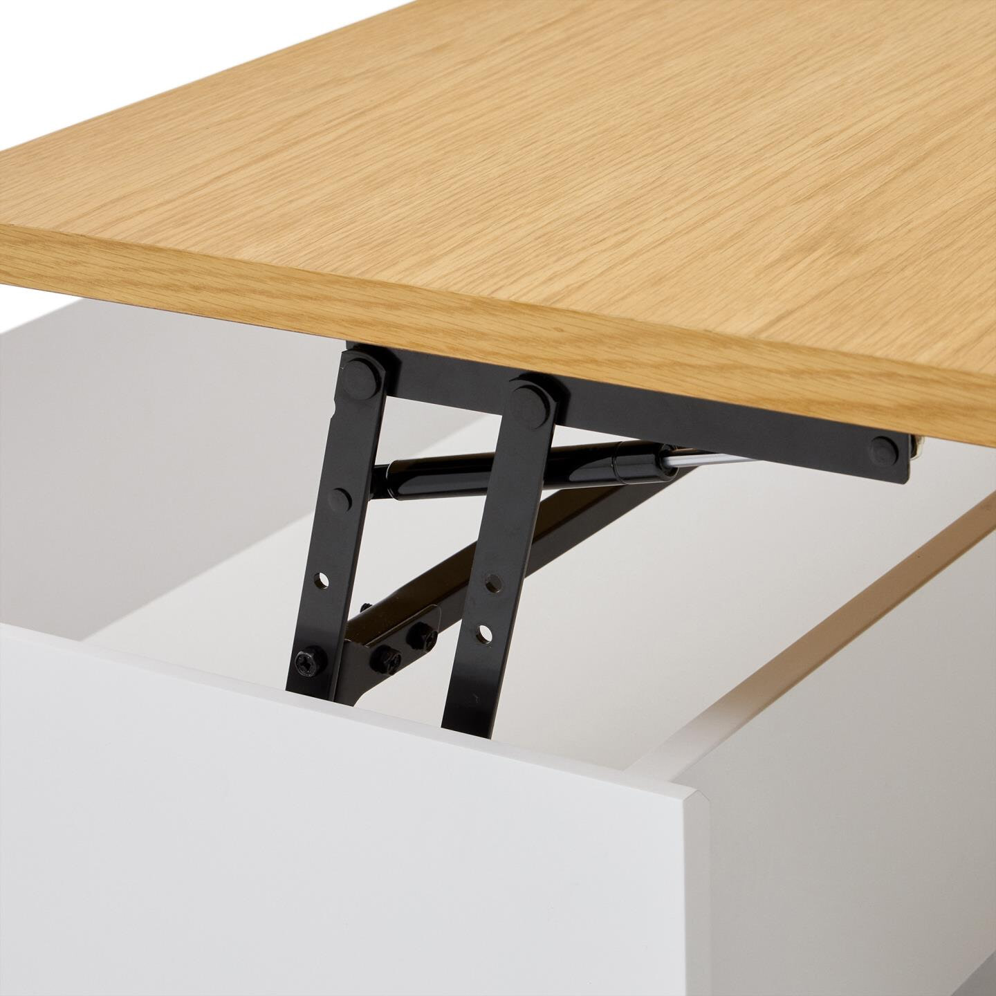 Kave Home Salontafel 'Abilen' Eiken, kleur Wit