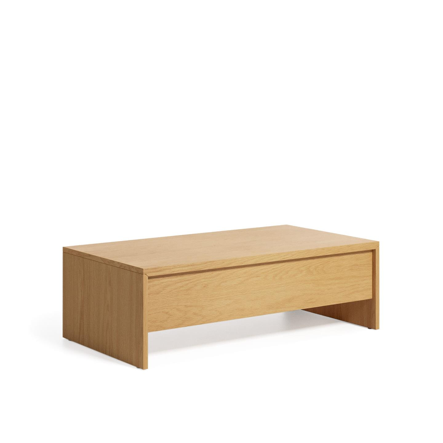 Kave Home Salontafel 'Abilen' Eiken met hefbaar blad, kleur Naturel