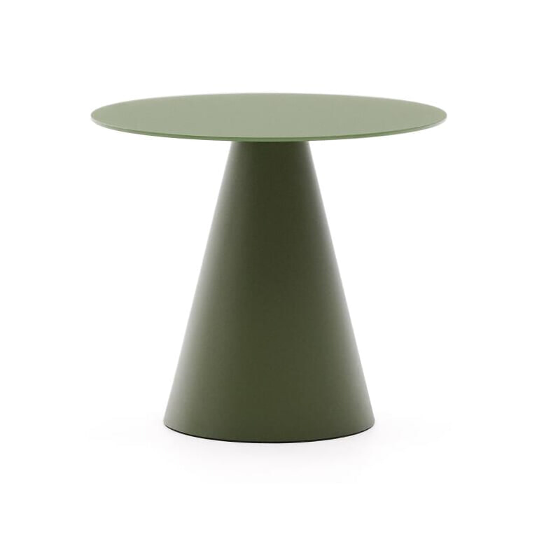 Kave Home Ronde Bijzettafel Wilshire 50cm - Donkergroen