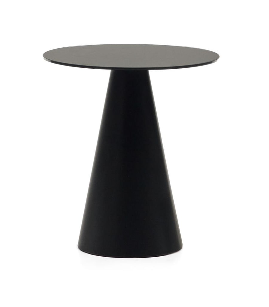 Kave Home Ronde Bijzettafel 'Wilshire' 50cm, kleur Zwart