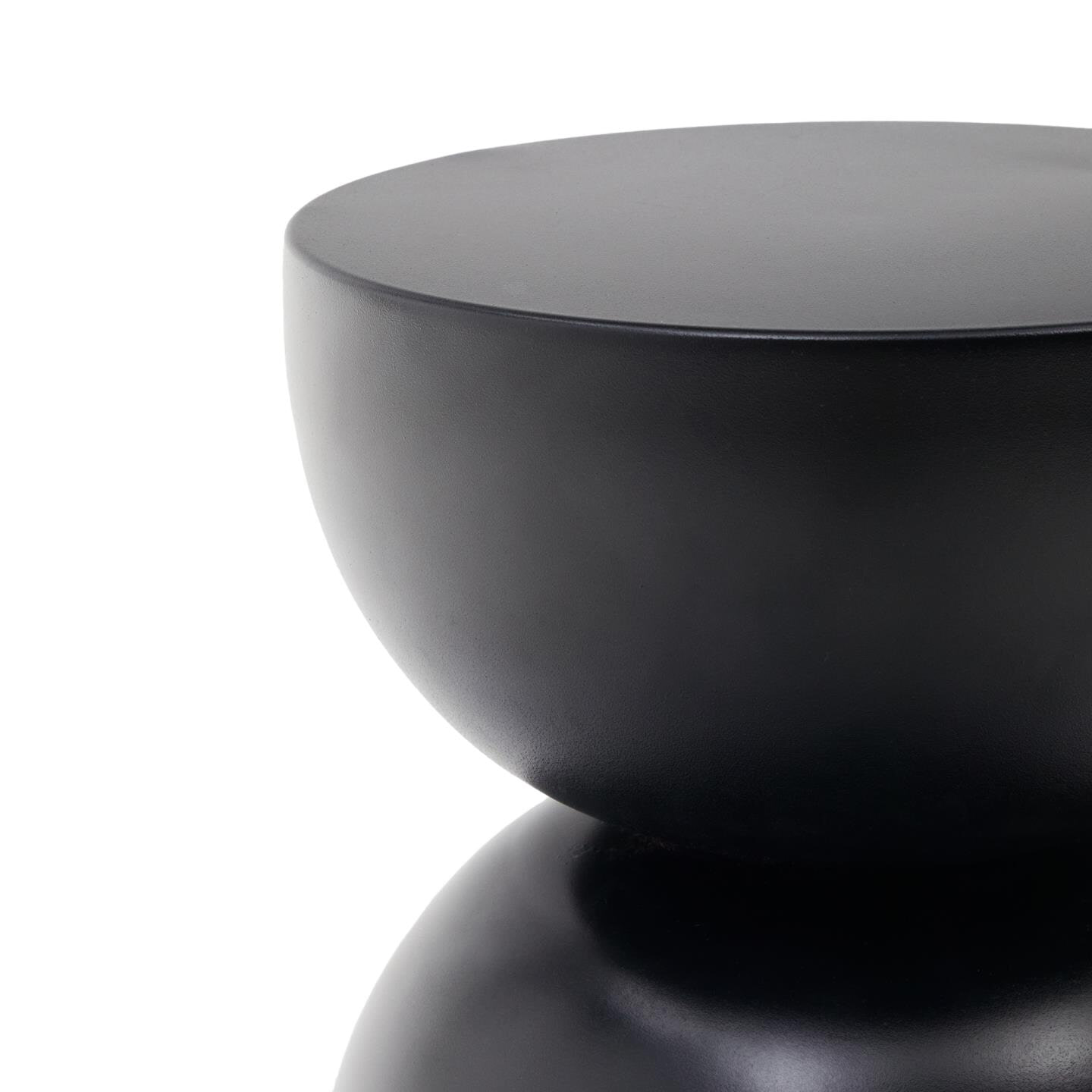 Kave Home Ronde Bijzettafel 'Rachell' 30cm, kleur Zwart