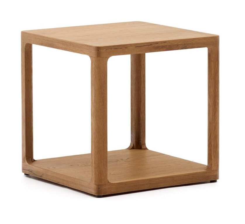 Kave Home Bijzettafel 'Maymai' Eikenhout, 50 x 50cm