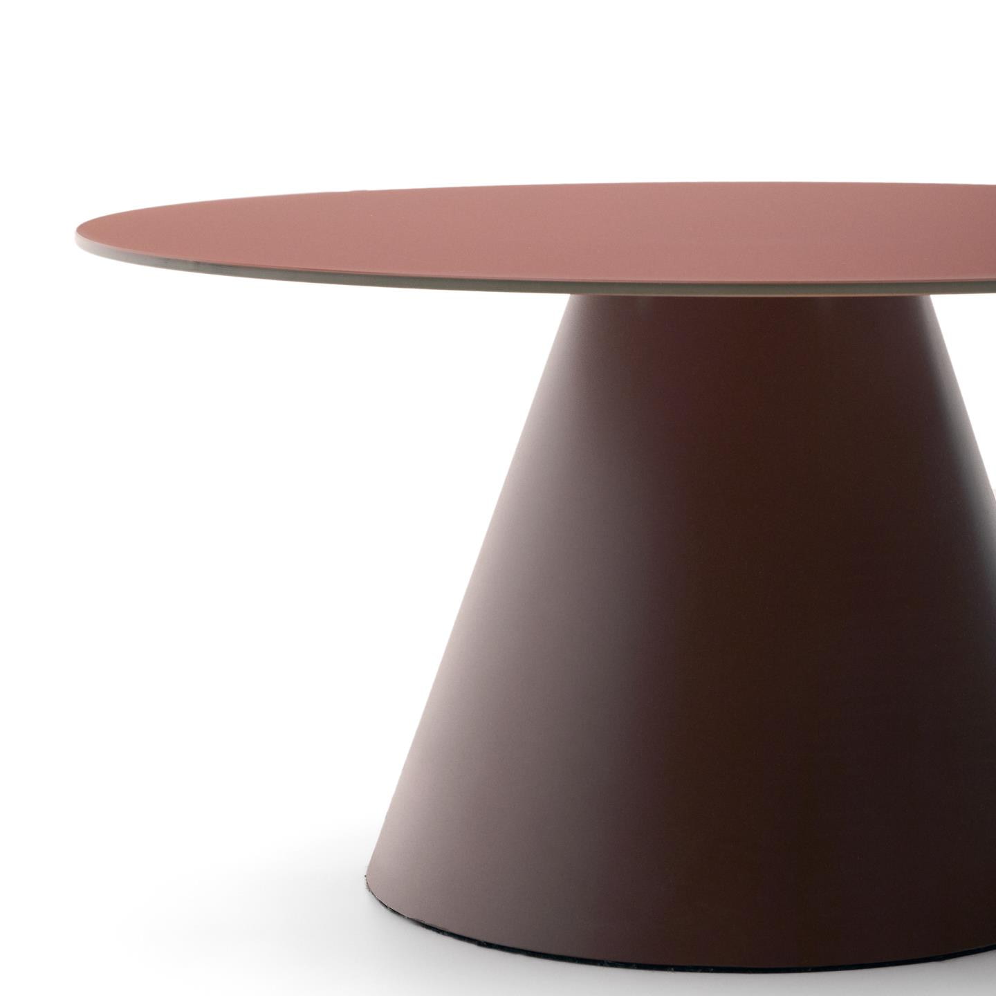 Kave Home Ronde Salontafel 'Wilshire' 80cm, kleur Terracotta