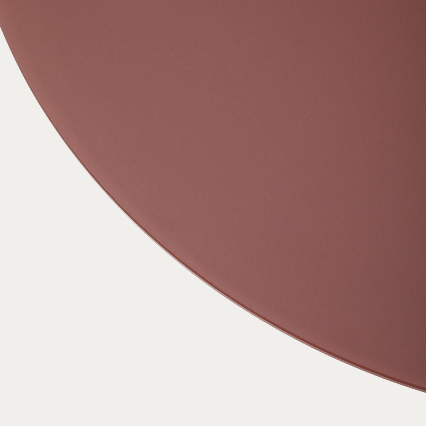Kave Home Ronde Salontafel 'Wilshire' 80cm, kleur Terracotta