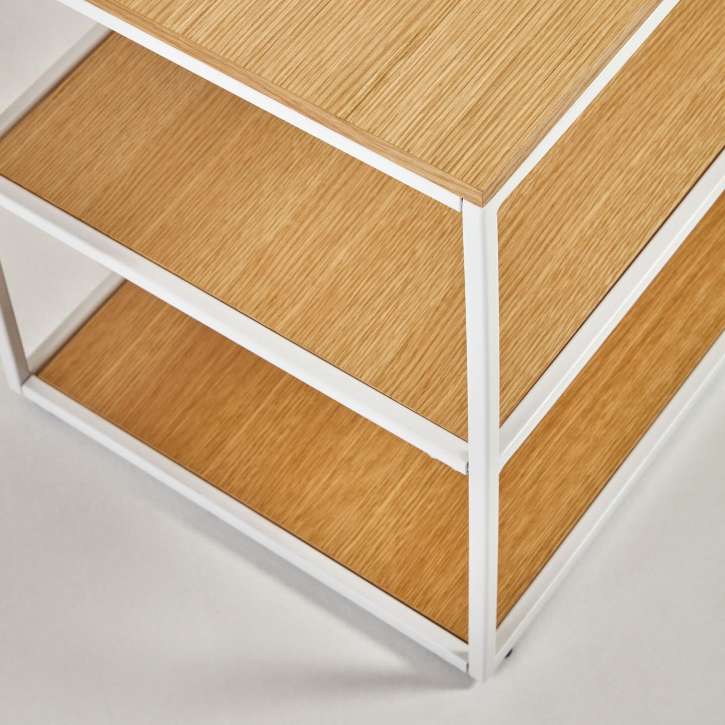 Kave Home TV-meubel 'Yoana' Eikenhout, 160cm, kleur Wit