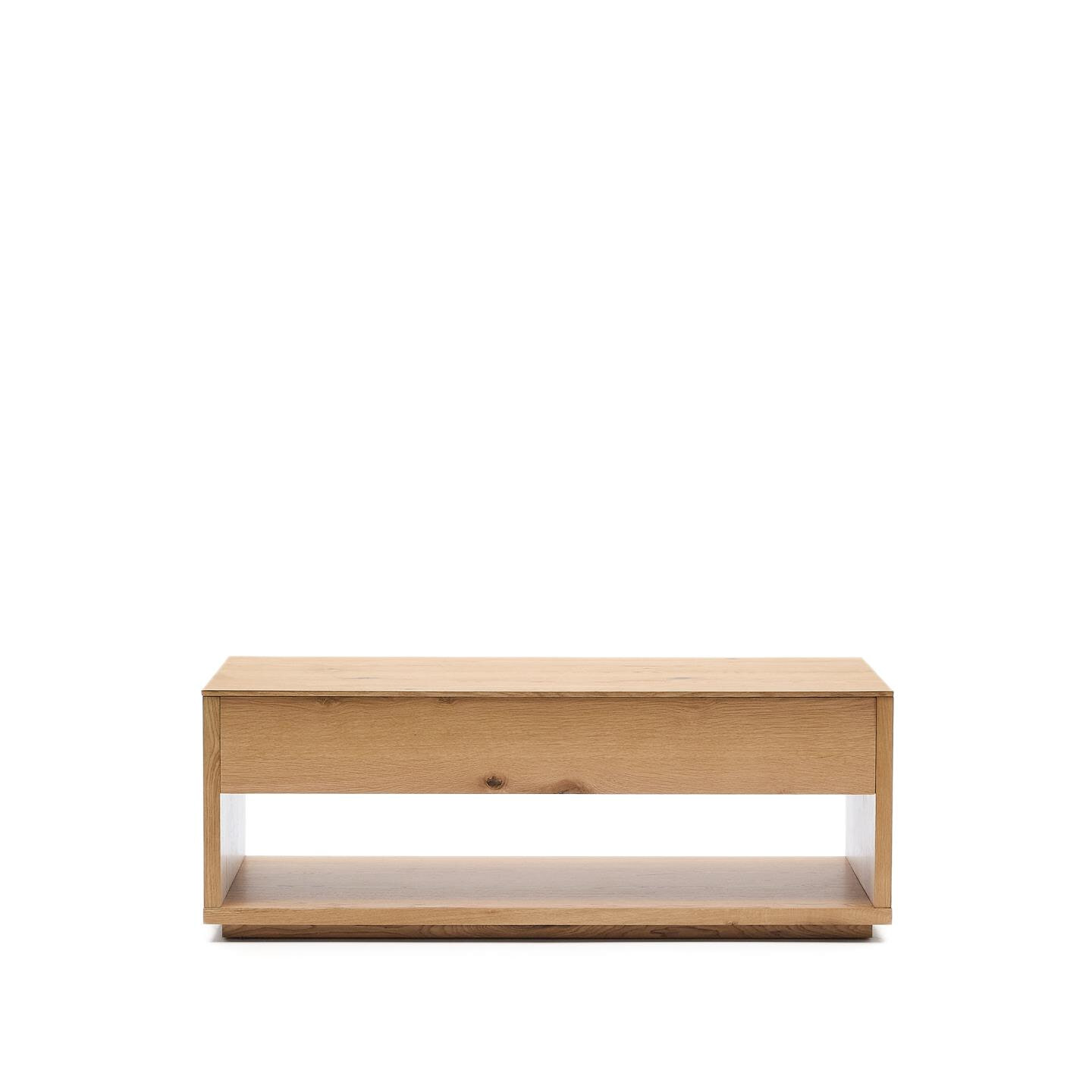 Kave Home Salontafel Alguema Eiken, 120 x 60cm - Bruin