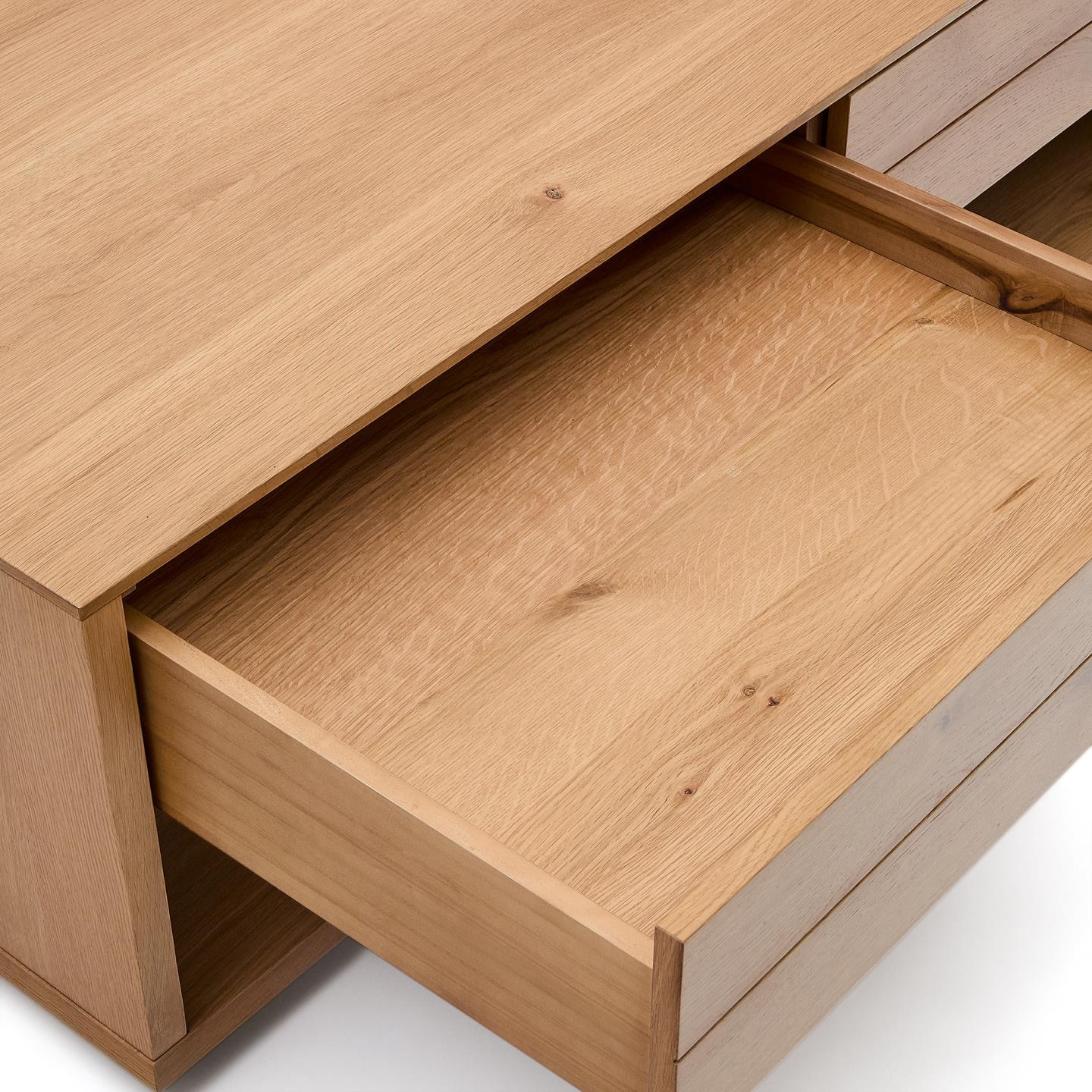 Kave Home Salontafel 'Alguema' Eiken, 140 x 60cm