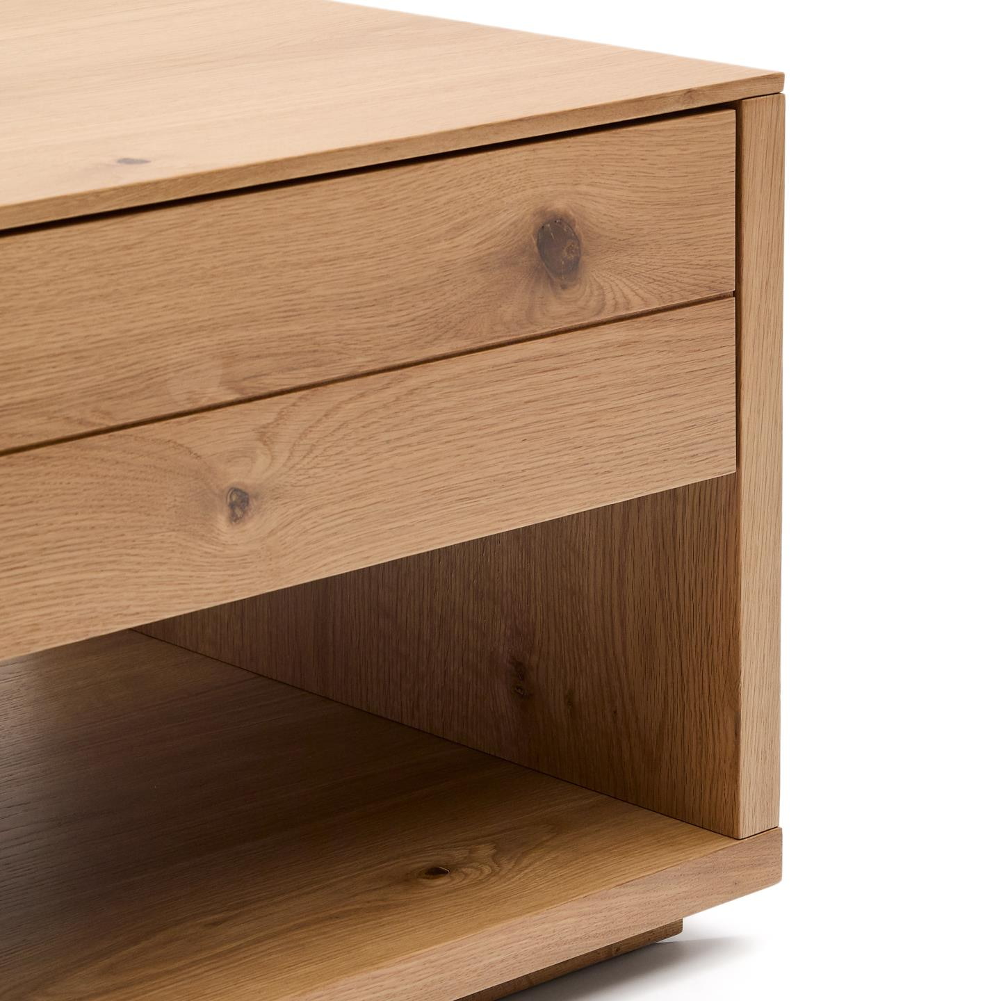 Kave Home Salontafel 'Alguema' Eiken, 140 x 60cm