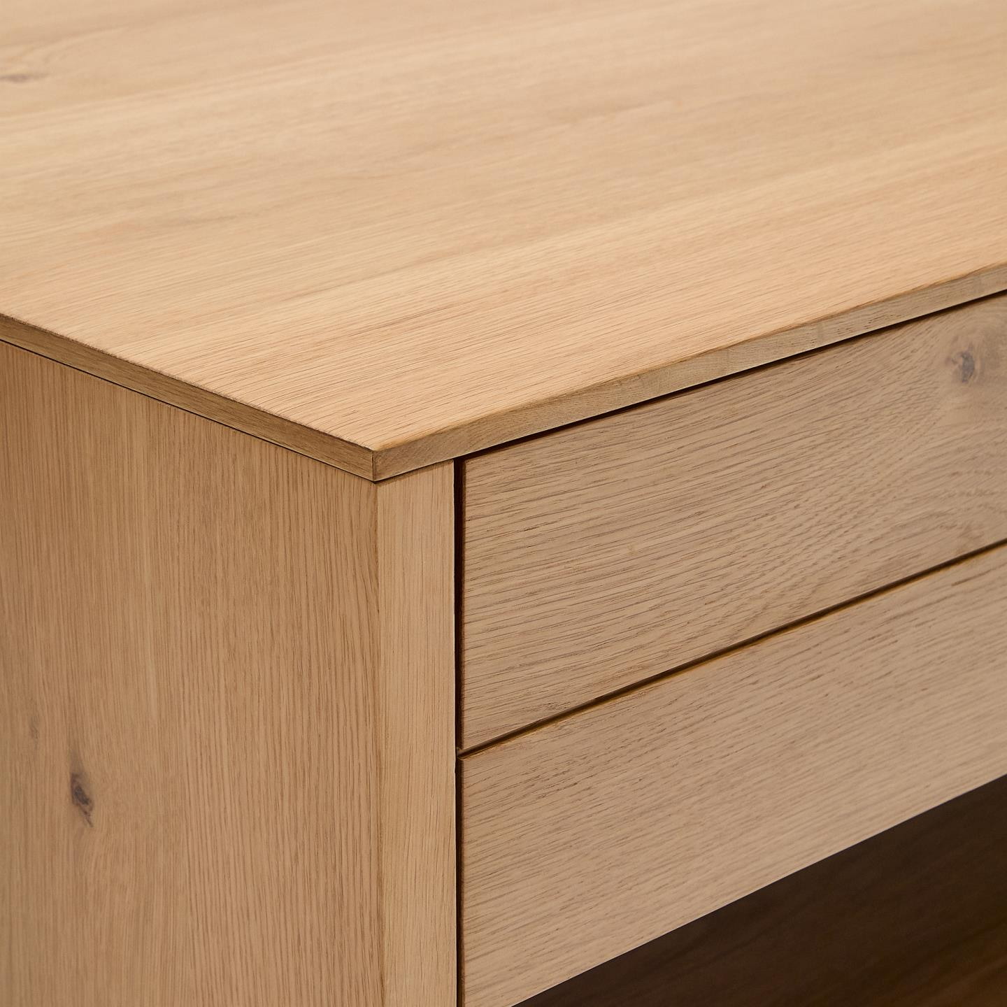 Kave Home Salontafel 'Alguema' Eiken, 140 x 60cm