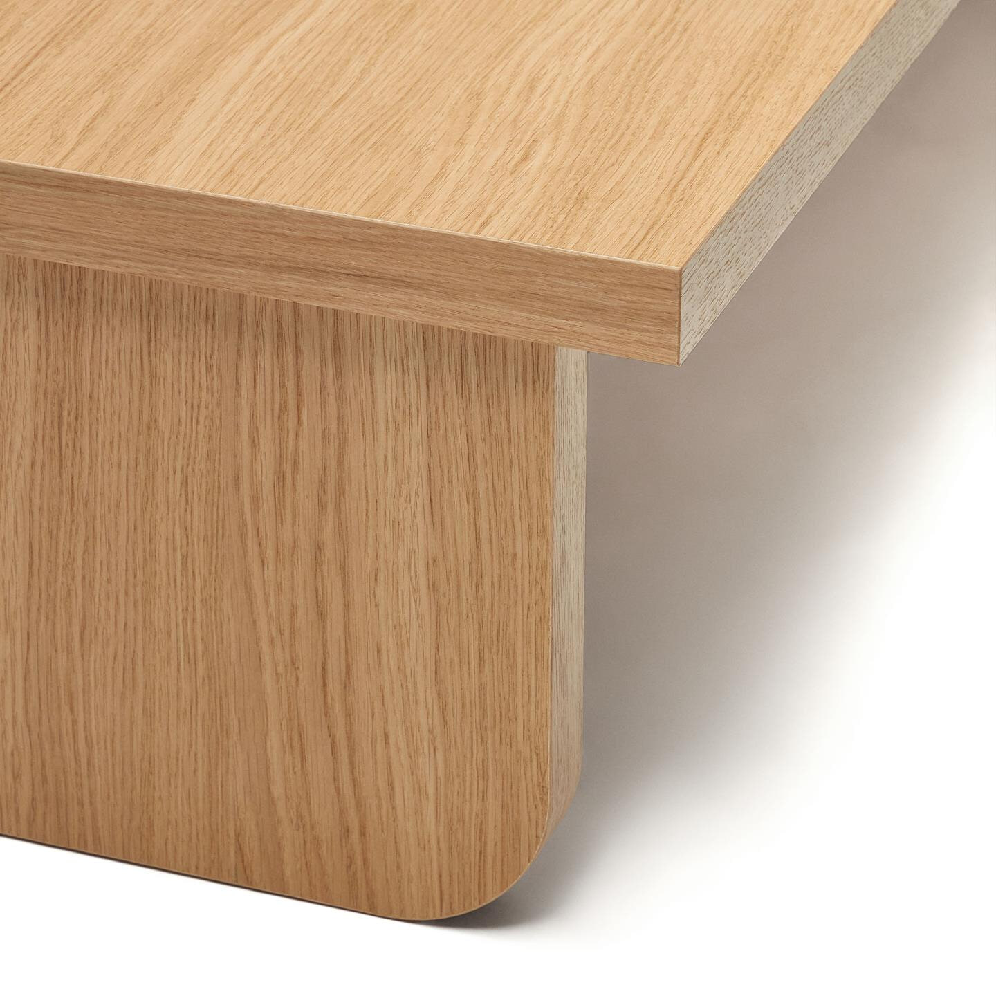Kave Home Salontafel 'Oaq' Eiken, 140 x 75cm